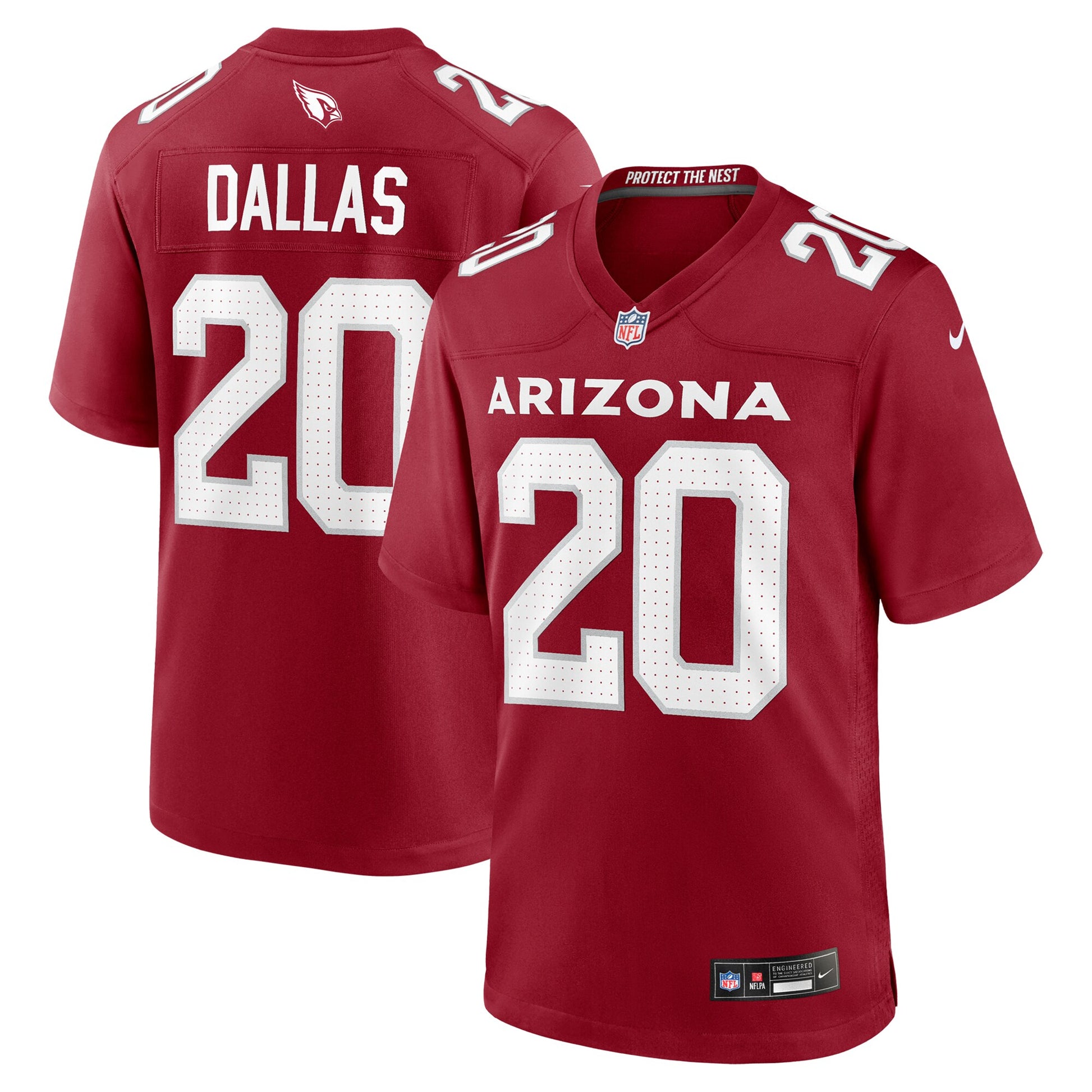 DeeJay Dallas Arizona Cardinals Nike Team Game Jersey -  Cardinal