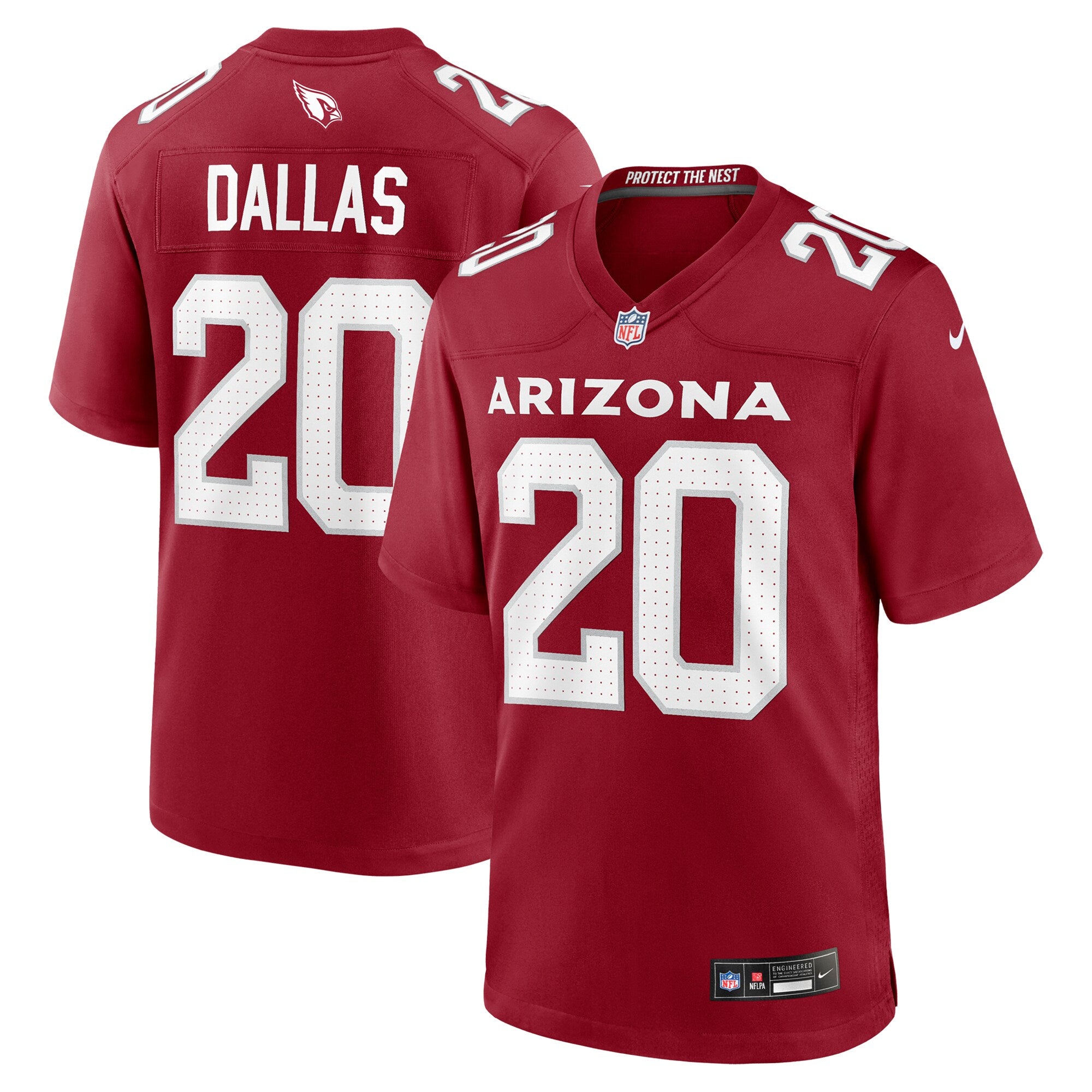 DeeJay Dallas Arizona Cardinals Nike Team Game Jersey -  Cardinal