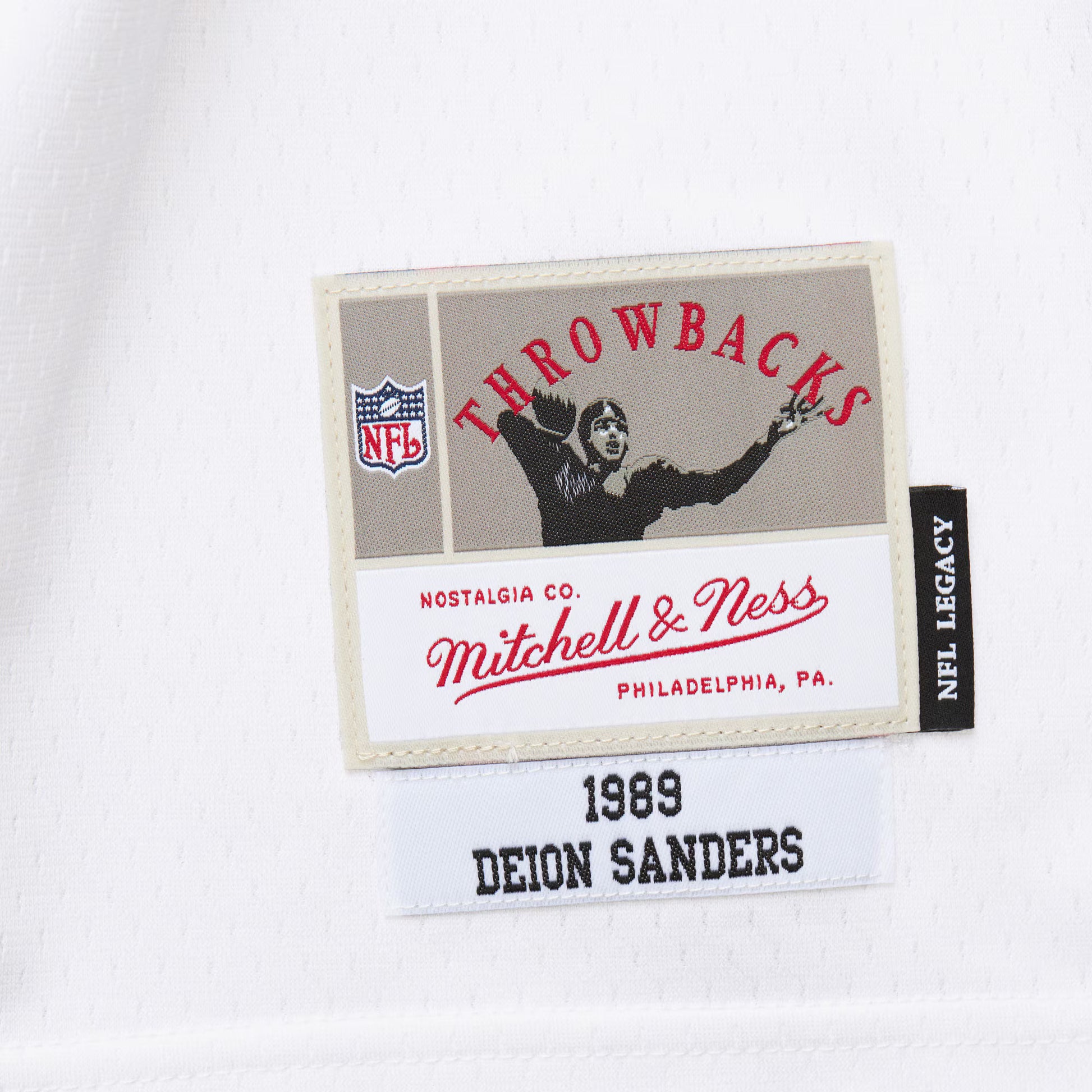 Deion Sanders Atlanta Falcons Mitchell &amp; Ness 1989 Legacy Replica Jersey - White