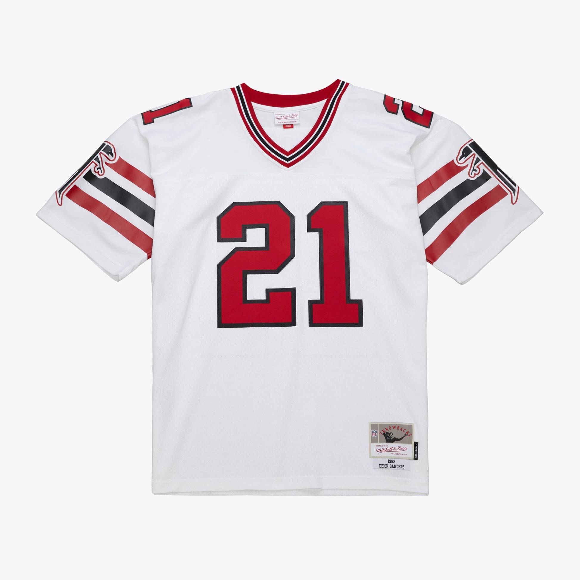 Deion Sanders Atlanta Falcons Mitchell &amp; Ness 1989 Legacy Replica Jersey - White