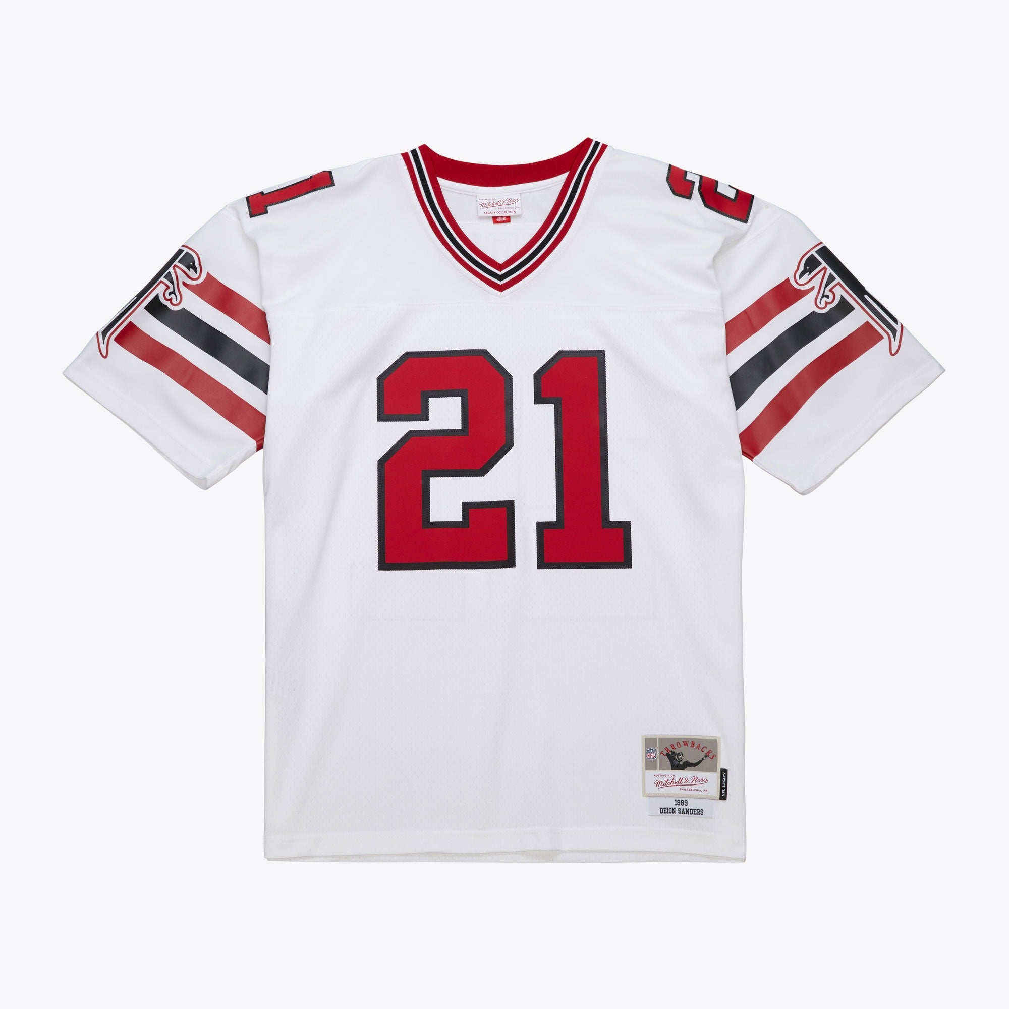 Deion Sanders Atlanta Falcons Mitchell &amp; Ness 1989 Legacy Replica Jersey - White