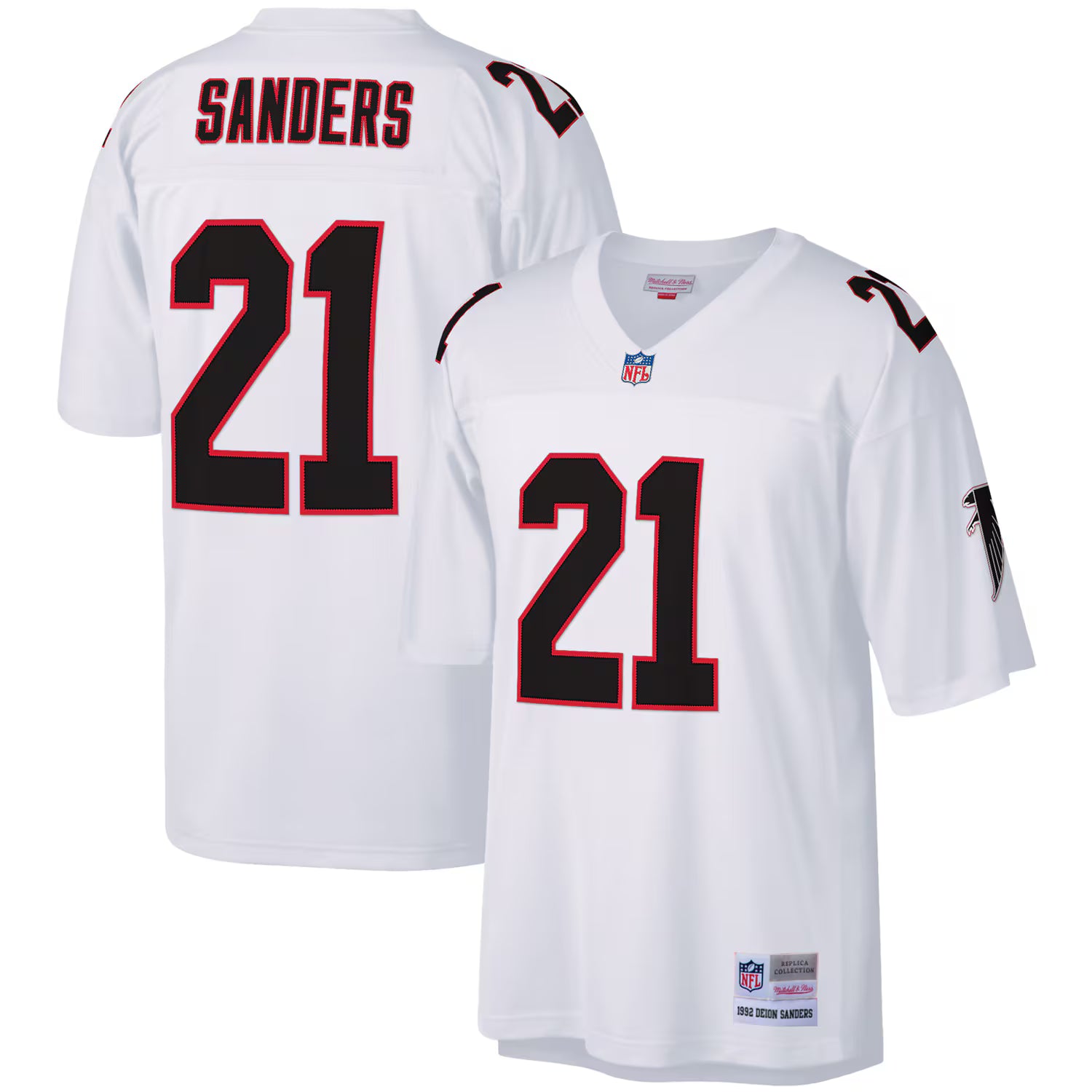 Deion Sanders Atlanta Falcons Mitchell &amp; Ness Legacy Replica Jersey - White