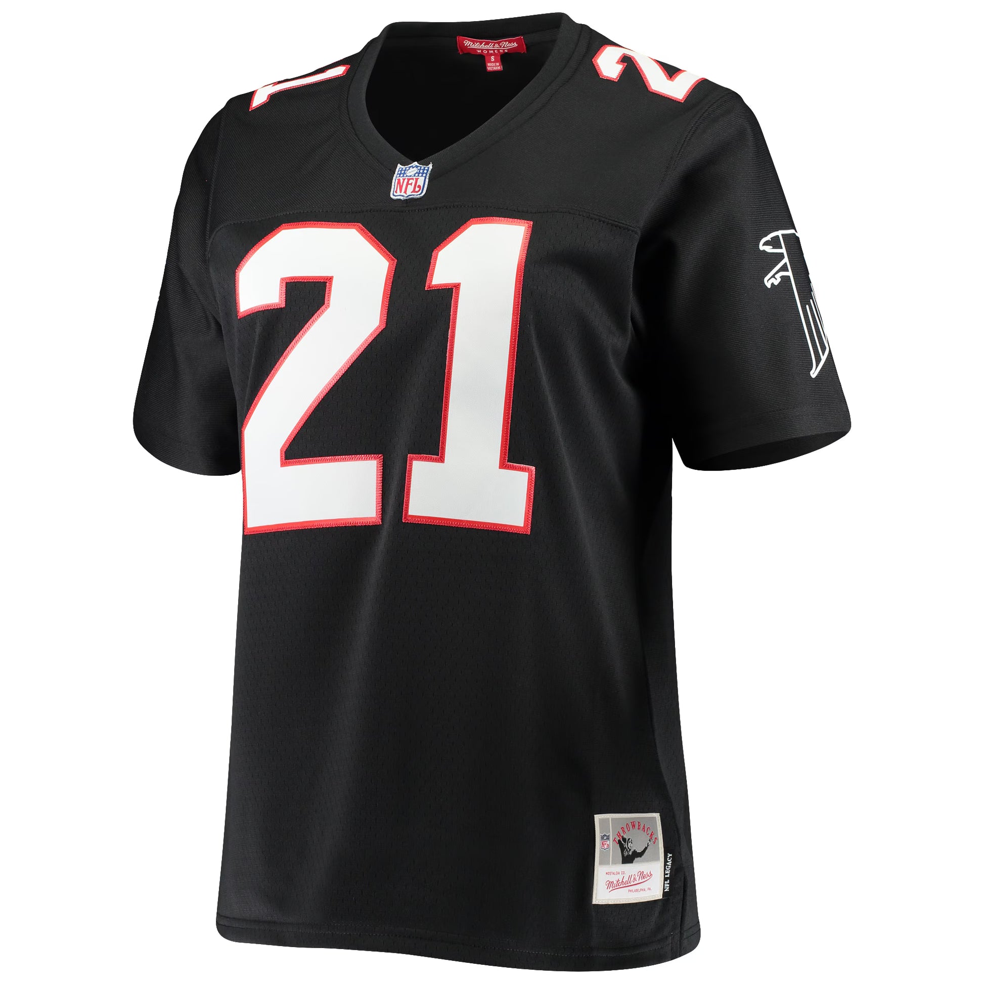 Deion Sanders Atlanta Falcons Mitchell &amp; Ness Women's Legacy Replica Team Jersey - Black
