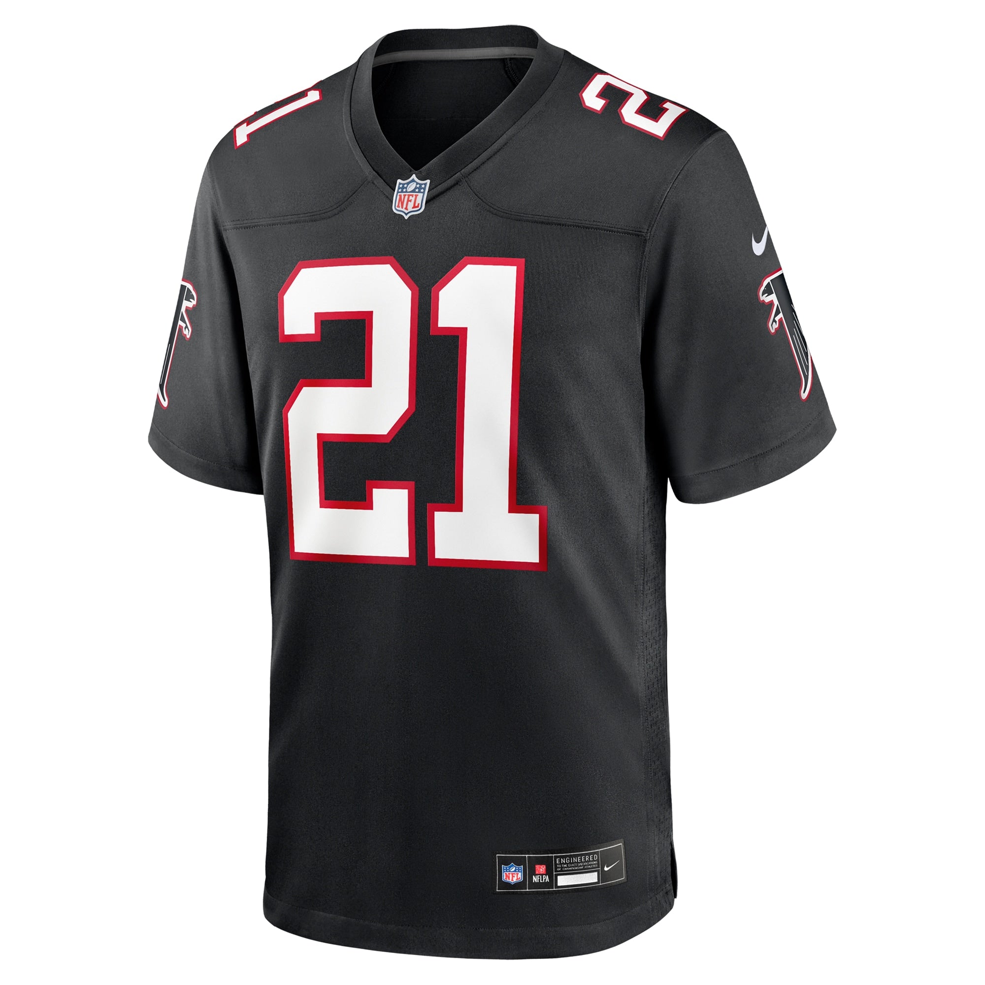 Deion Sanders Atlanta Falcons Nike Retired Player Alternate Game Jersey - Black