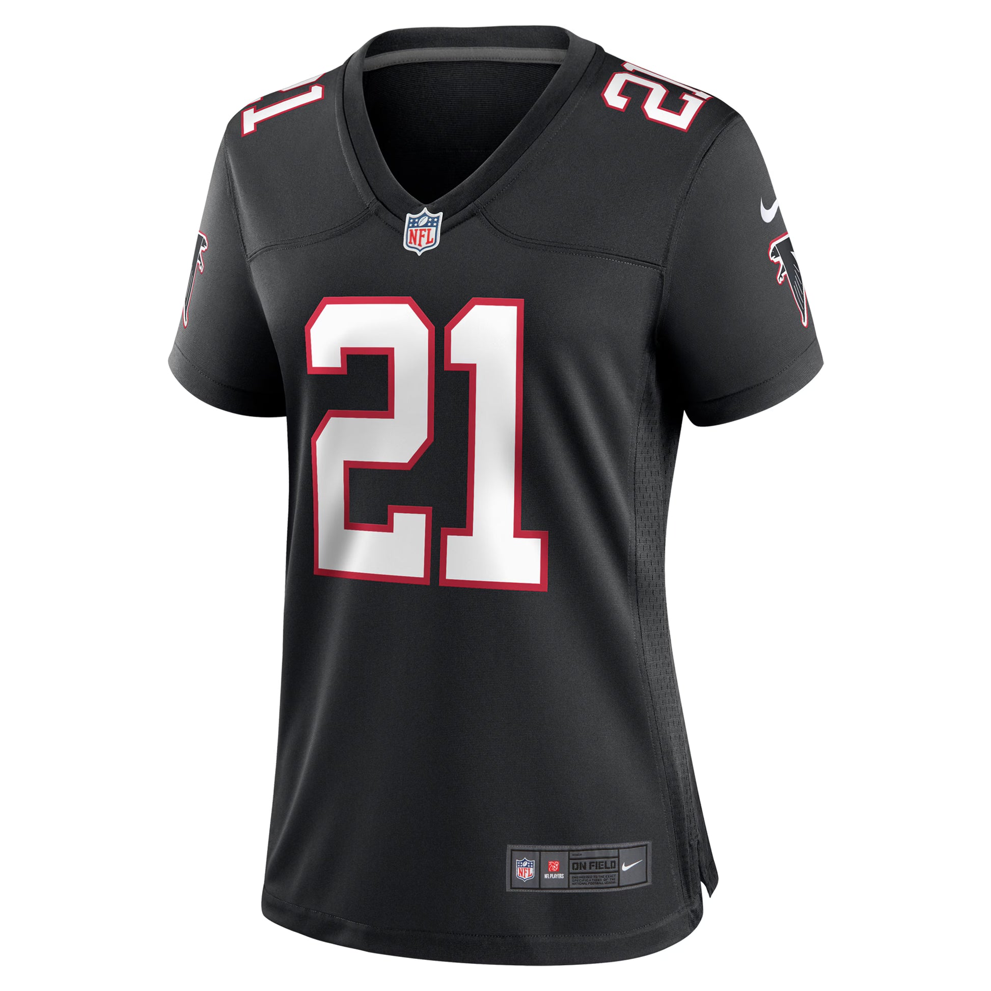 Deion Sanders Atlanta Falcons Nike Women's Alternate Retired Player Game Jersey -  Black