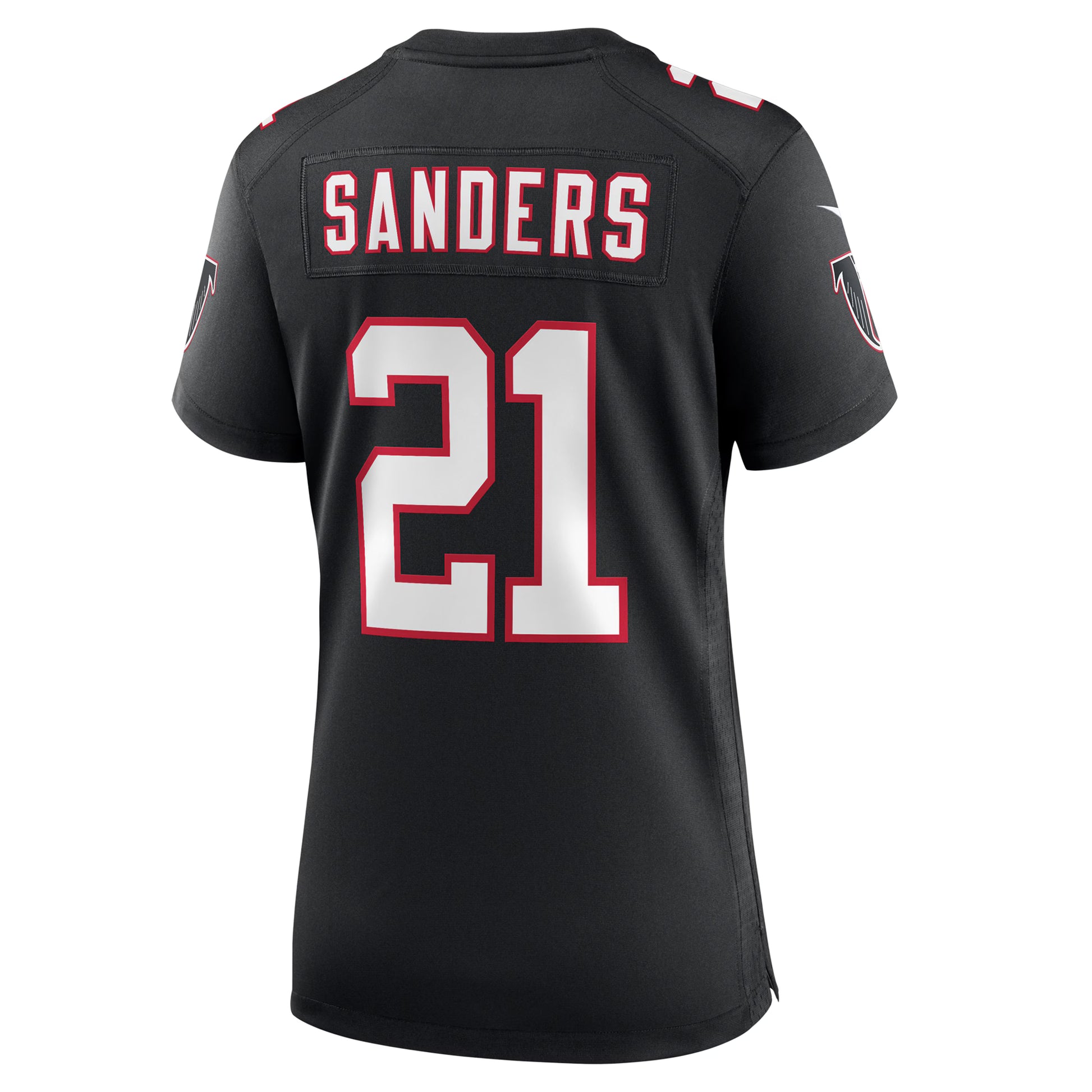 Deion Sanders Atlanta Falcons Nike Women's Alternate Retired Player Game Jersey -  Black