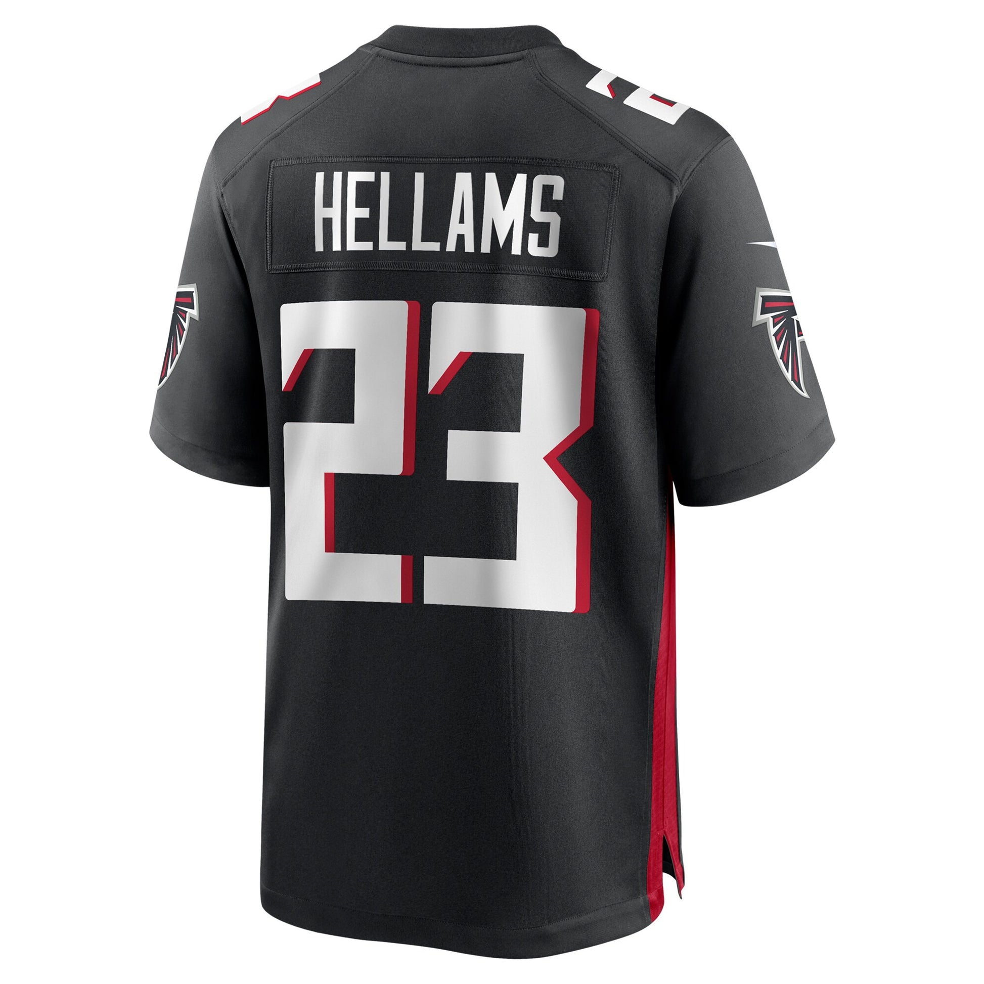 DeMarcco Hellams Atlanta Falcons Nike Team Game Jersey -  Black