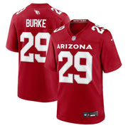 Denzel Burke Arizona Cardinals Nike Team Game Jersey -  Cardinal