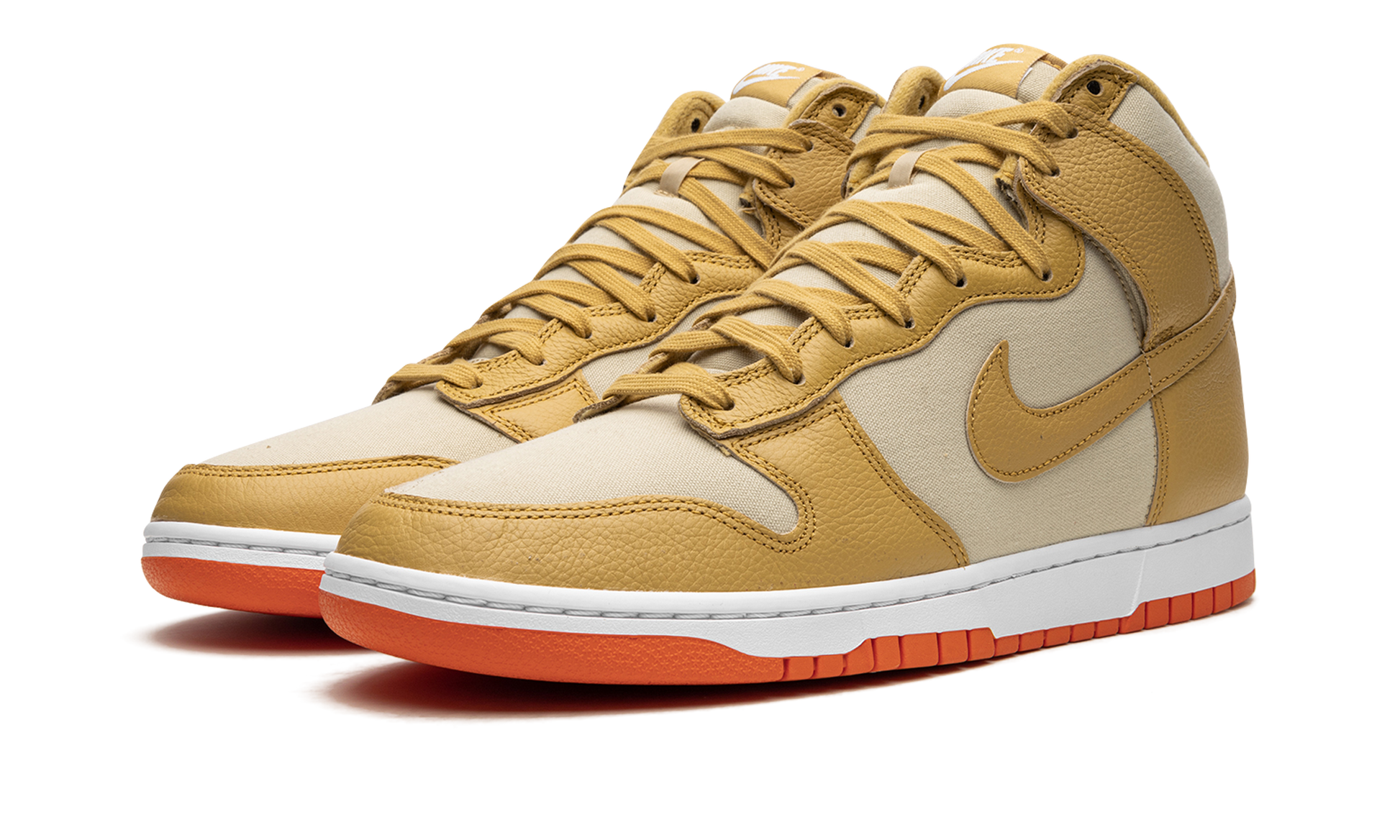Dunk High "gold Canvas" - 2