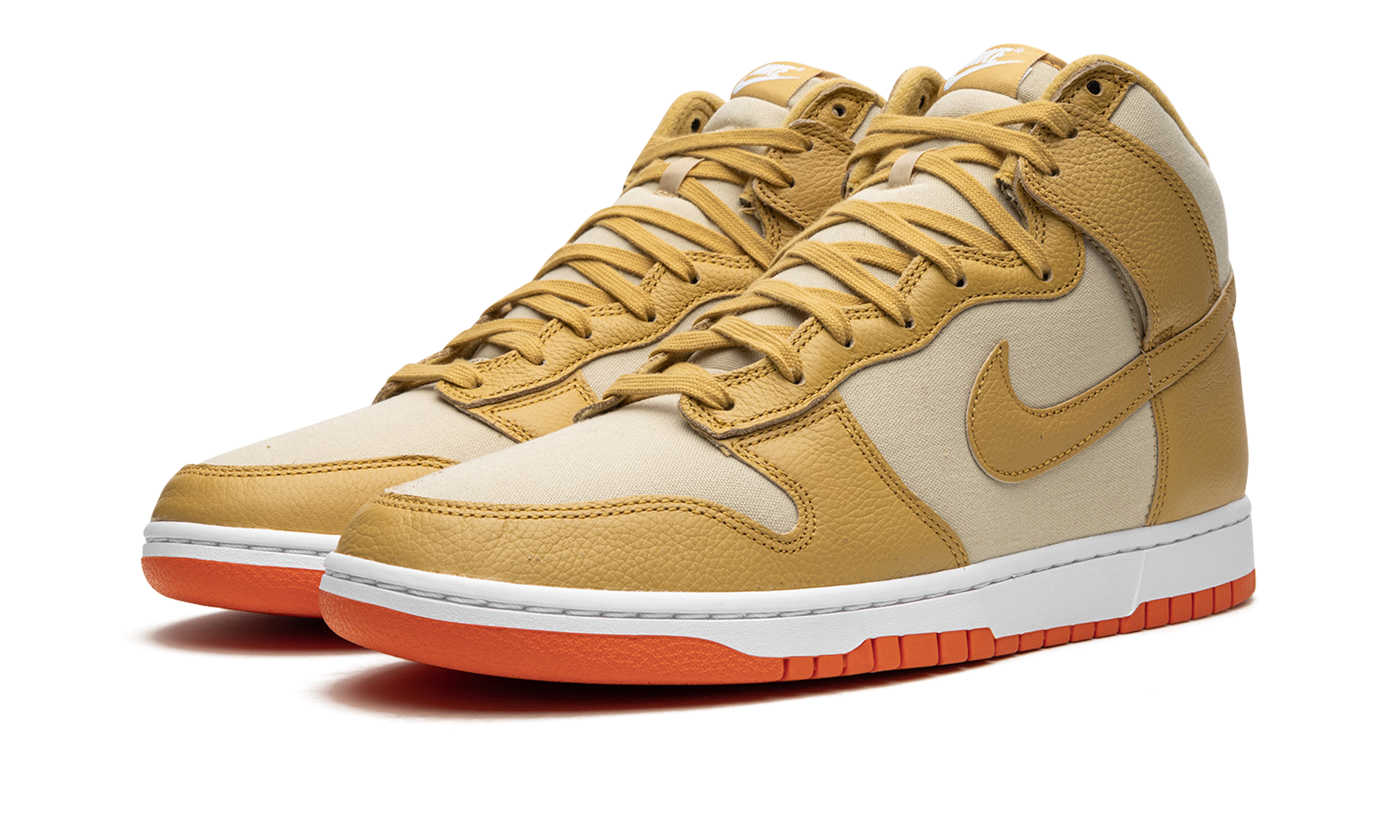 Dunk High "gold Canvas" - 2