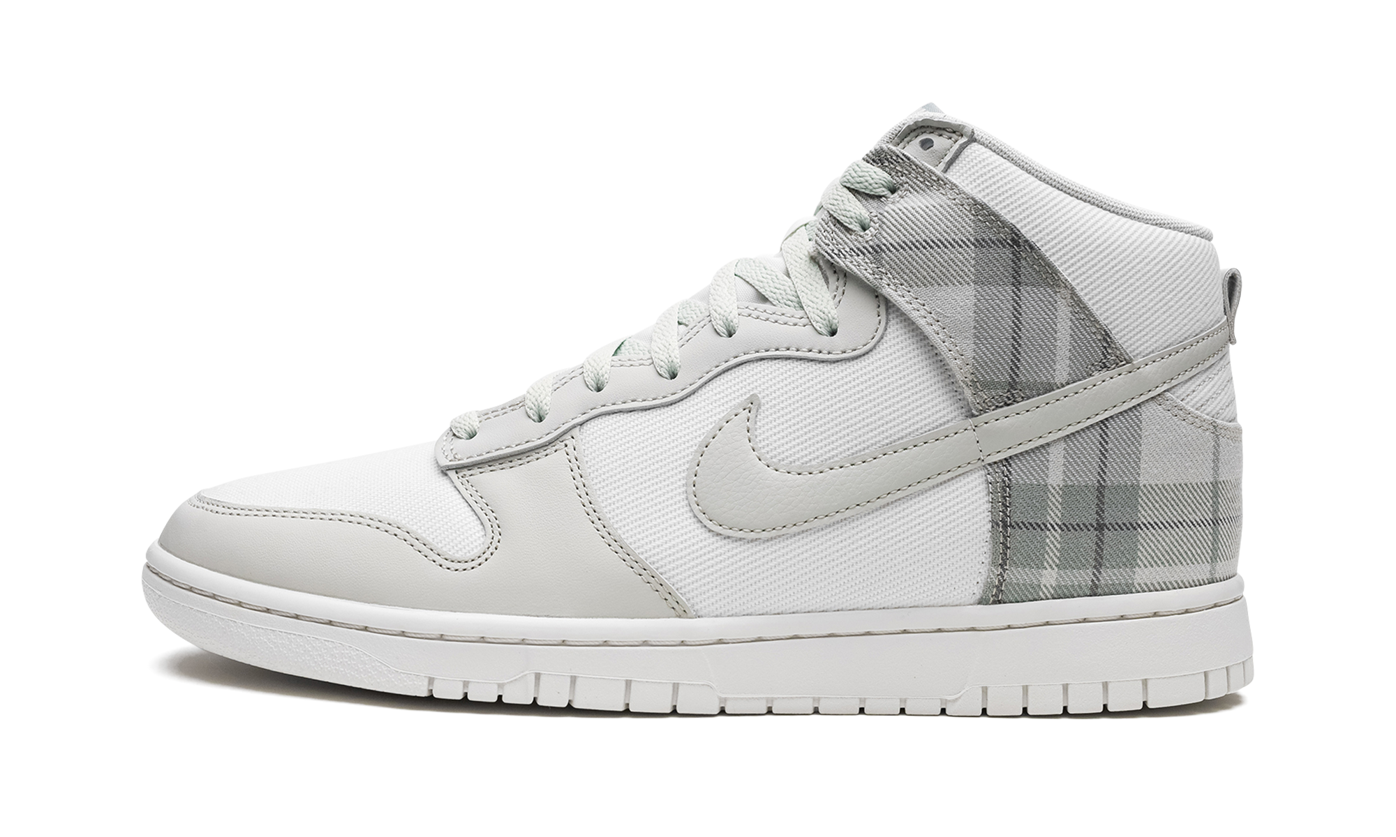 Dunk High "plaid - Summit White" - 1