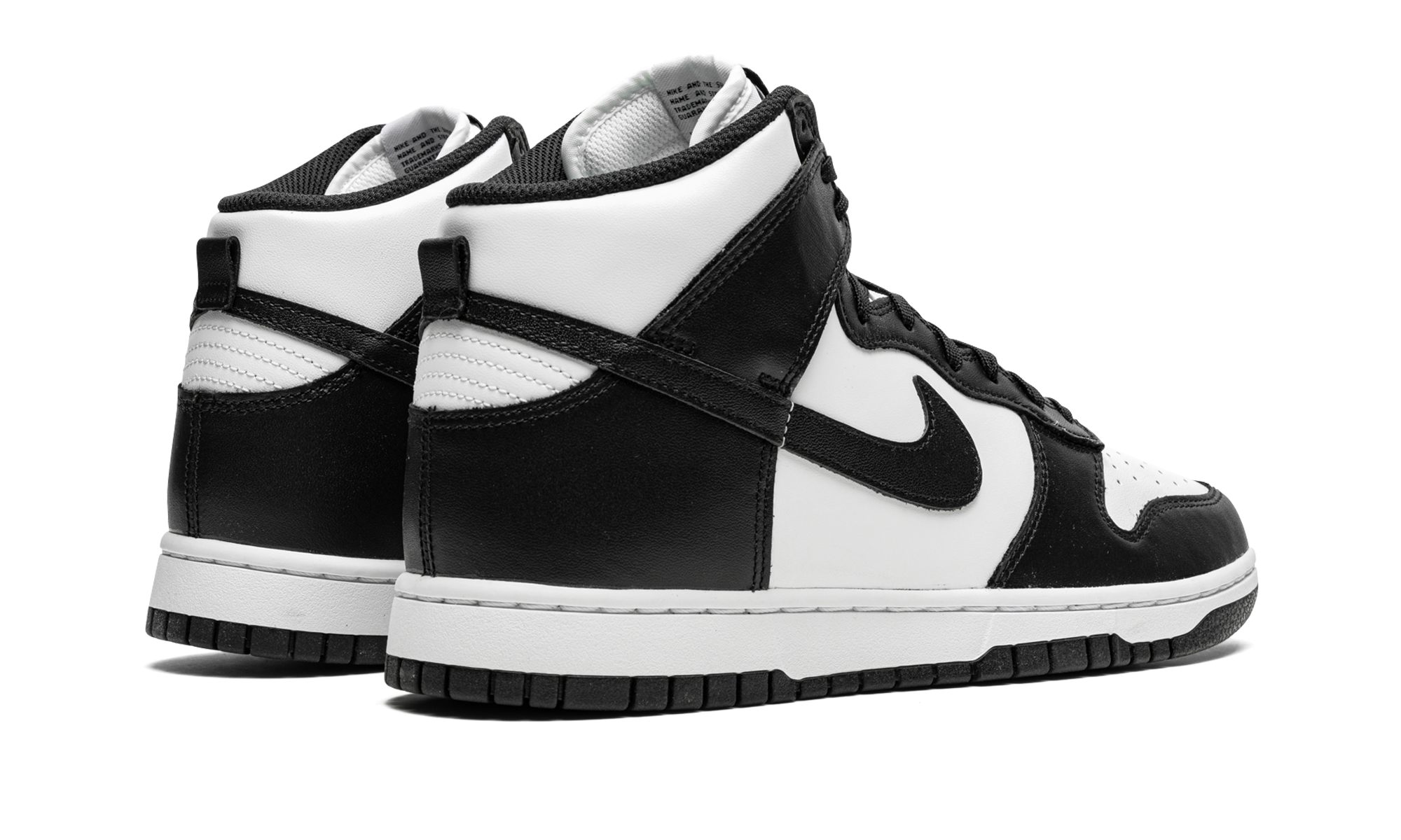 Dunk High Retro "panda - Black / White" - 3