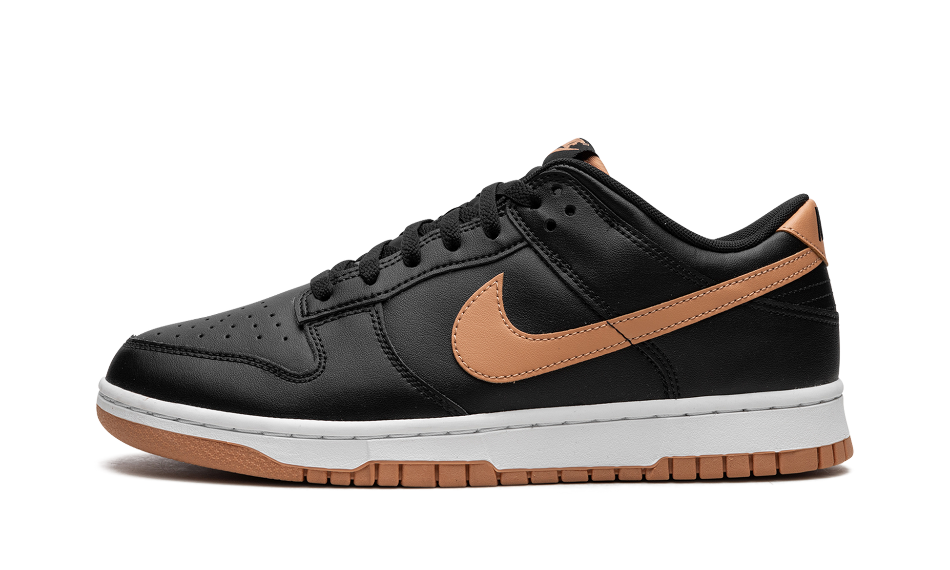 Dunk Low "black / Amber Brown" - 1