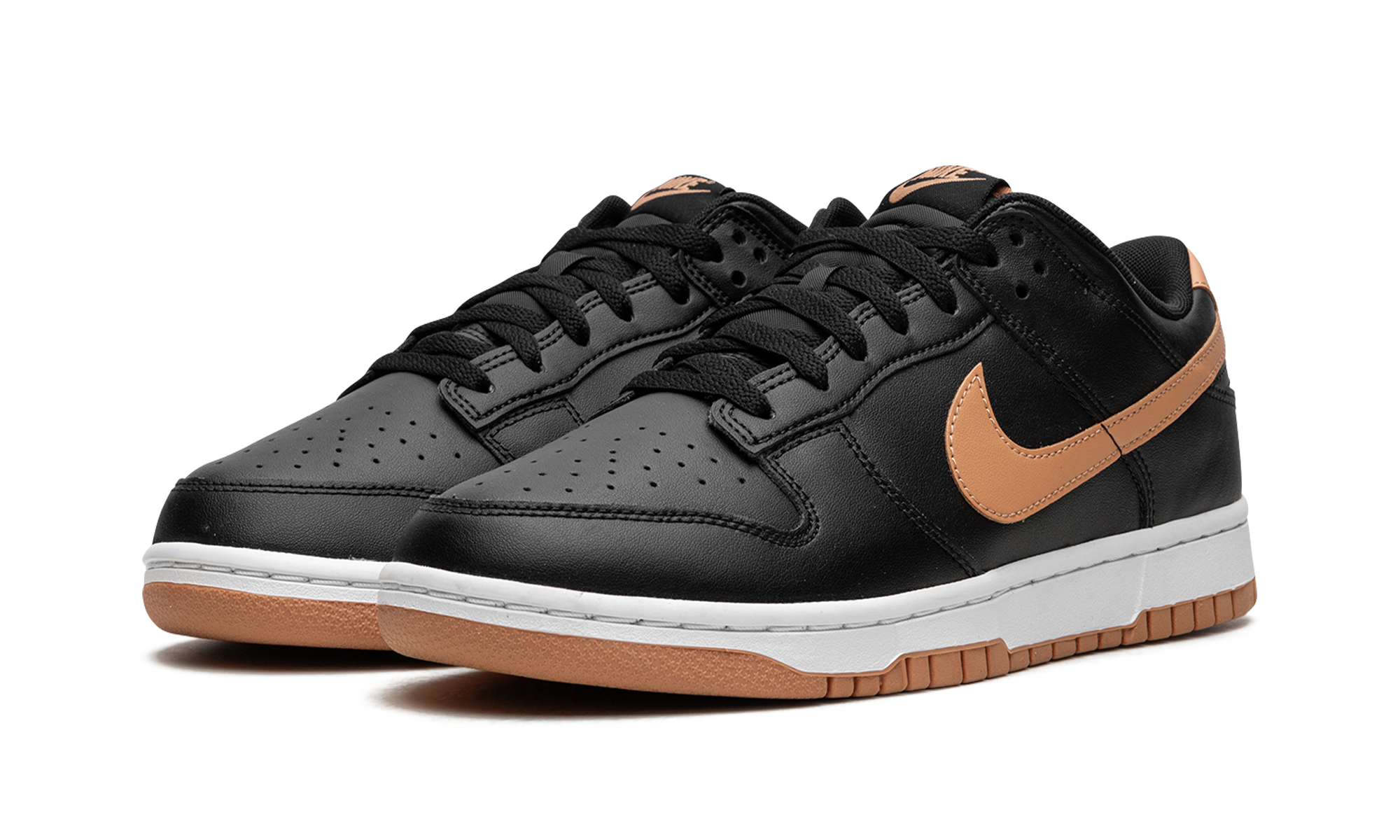 Dunk Low "black / Amber Brown" - 2