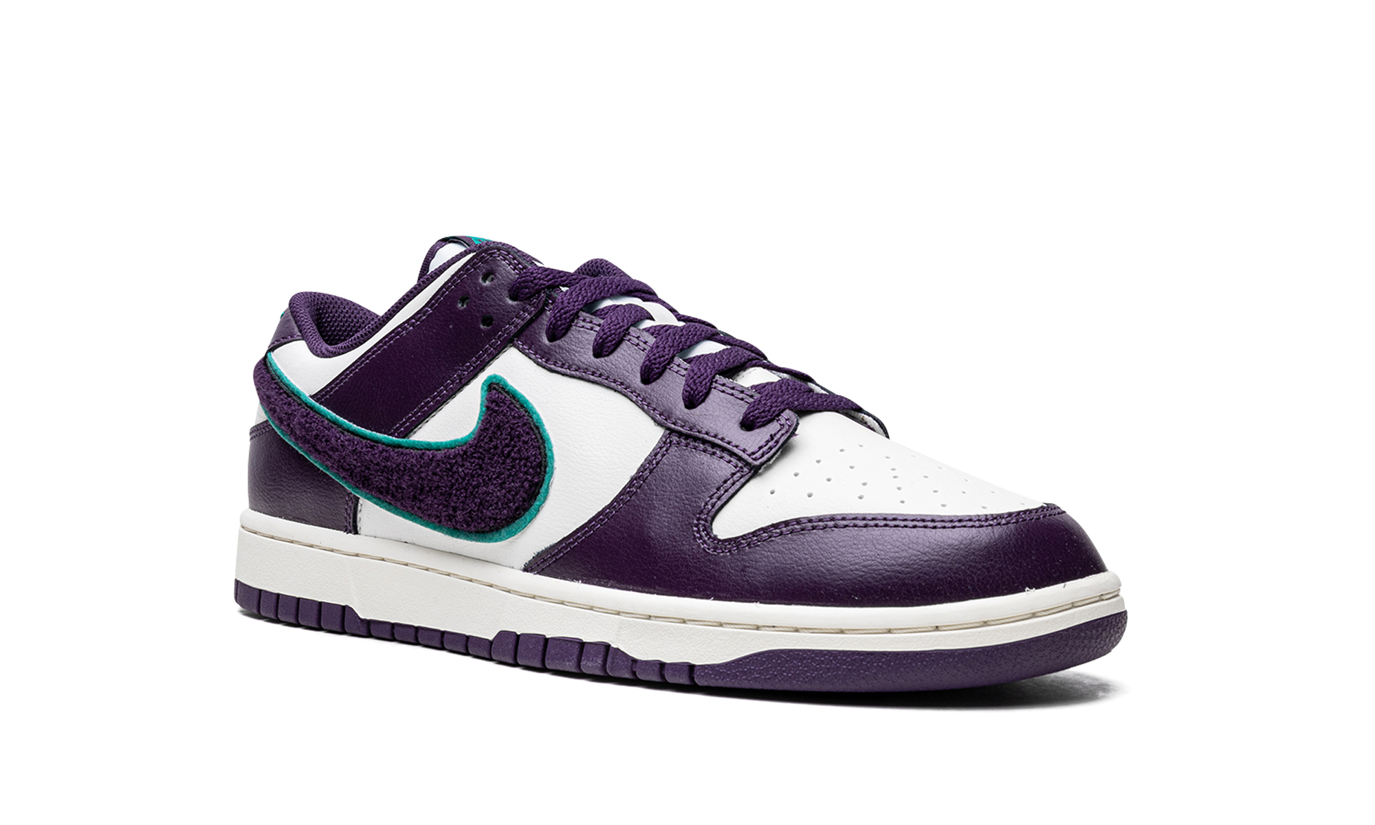 Dunk Low "chenille Swoosh - Grand Purple" - 7