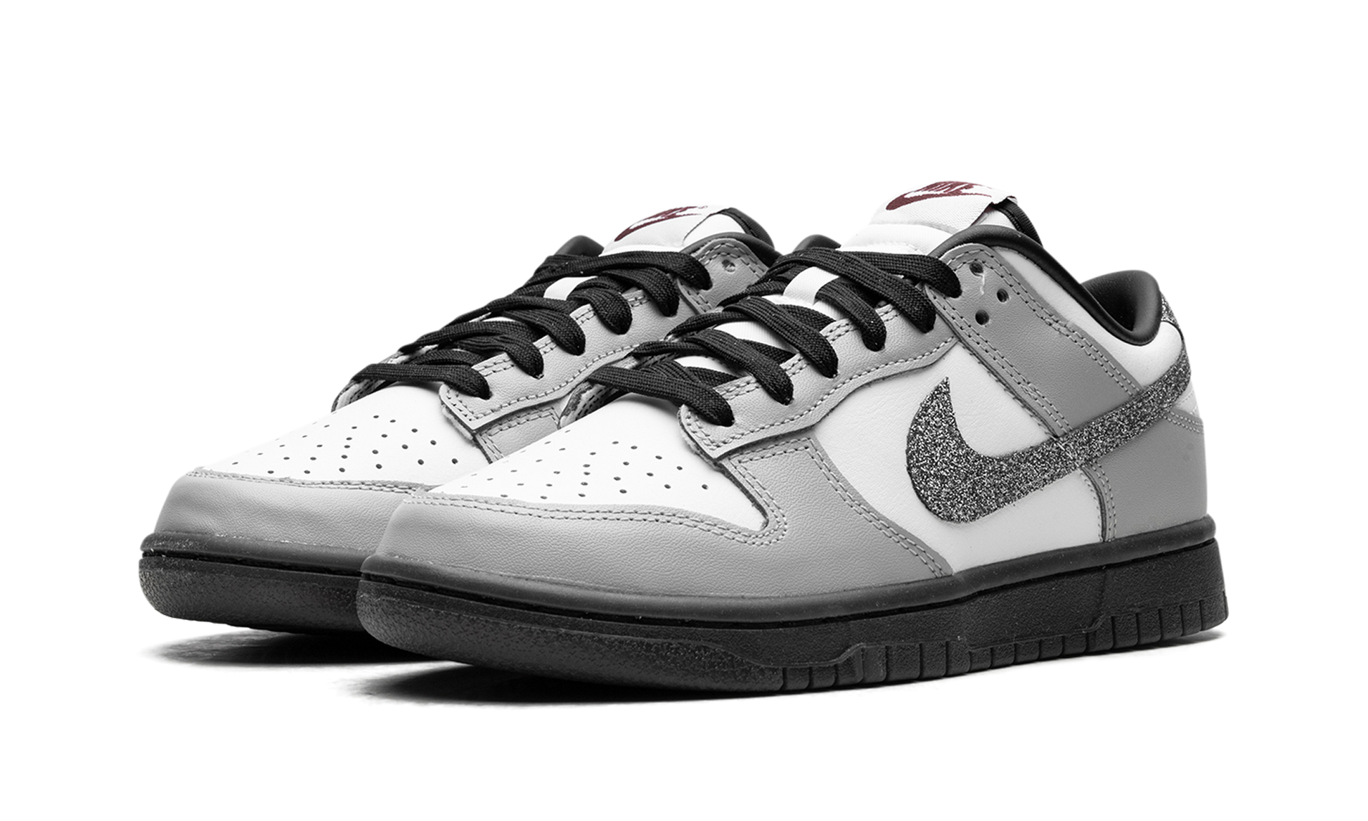 Dunk Low Lx Wmns "glitter Swoosh White Light Smoke Grey" - 2