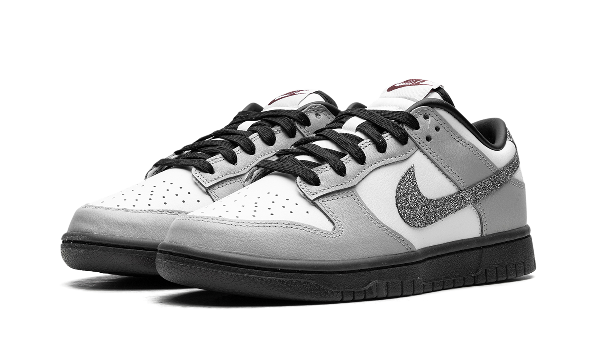 Dunk Low Lx Wmns "glitter Swoosh White Light Smoke Grey" - 2