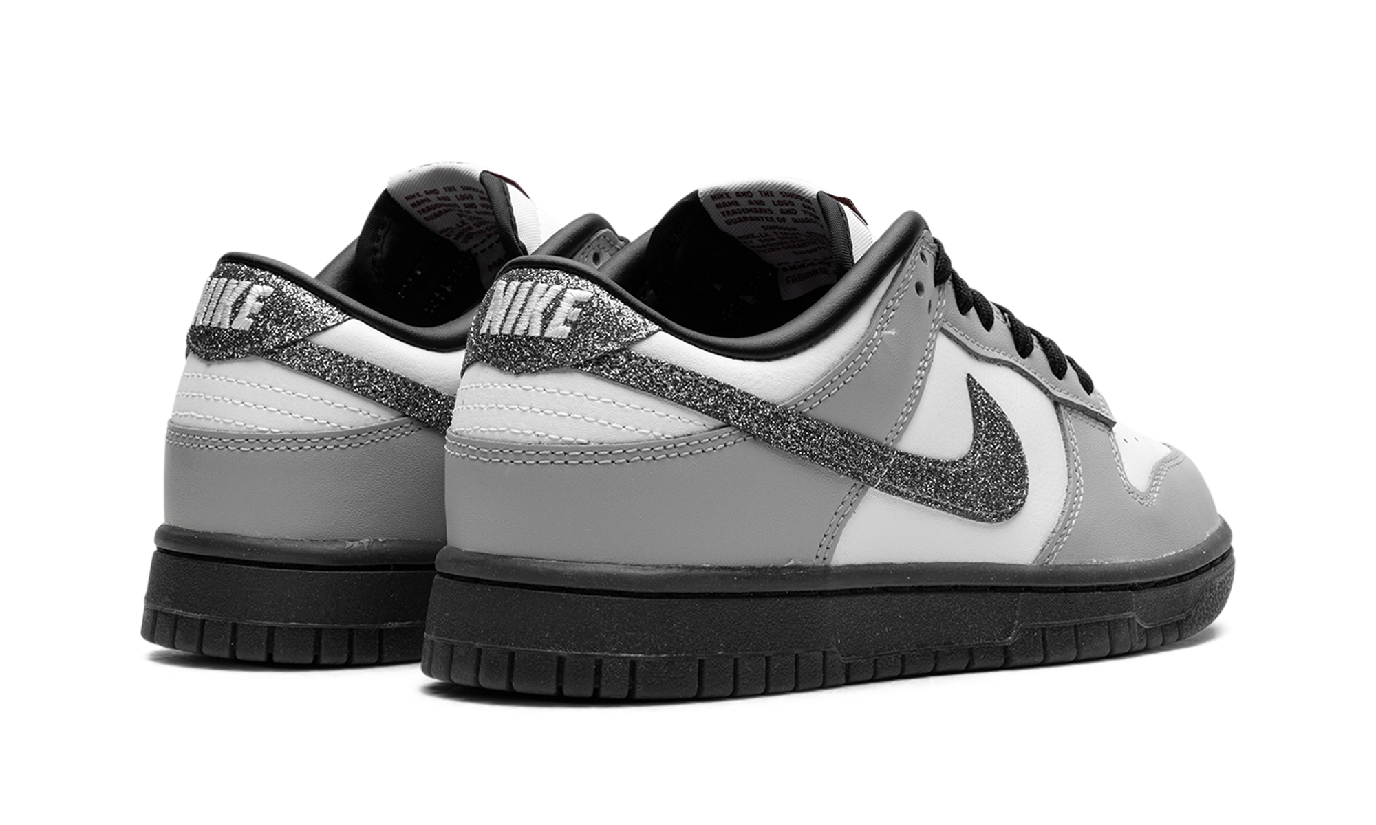 Dunk Low Lx Wmns "glitter Swoosh White Light Smoke Grey" - 3