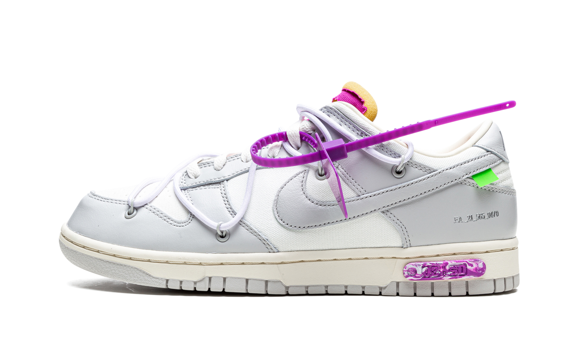 Dunk Low "off-white - Lot 03" - 1