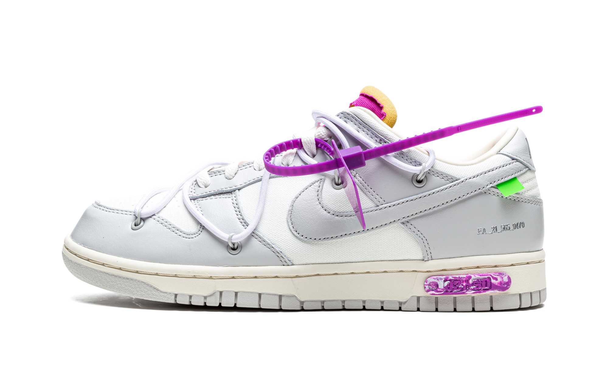Dunk Low "off-white - Lot 03" - 1