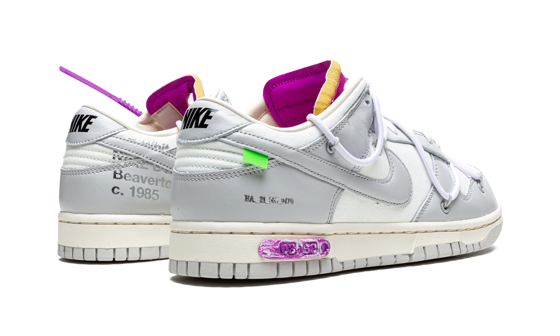 Dunk Low "off-white - Lot 03" - 3