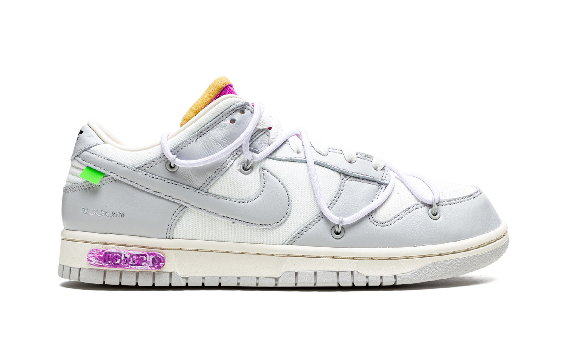Dunk Low "off-white - Lot 03" - 6