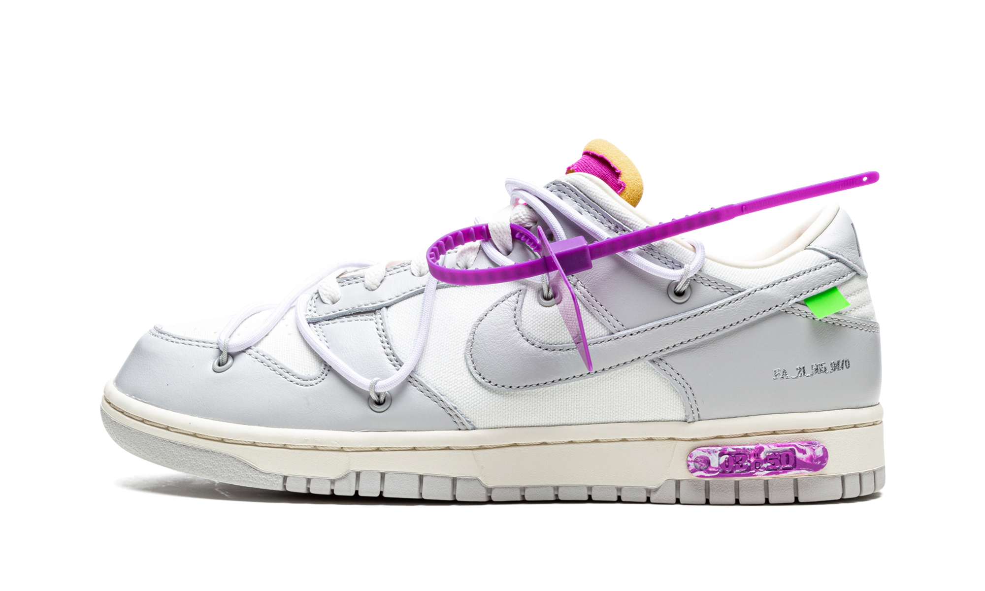 Dunk Low "off-white - Lot 03" - 8