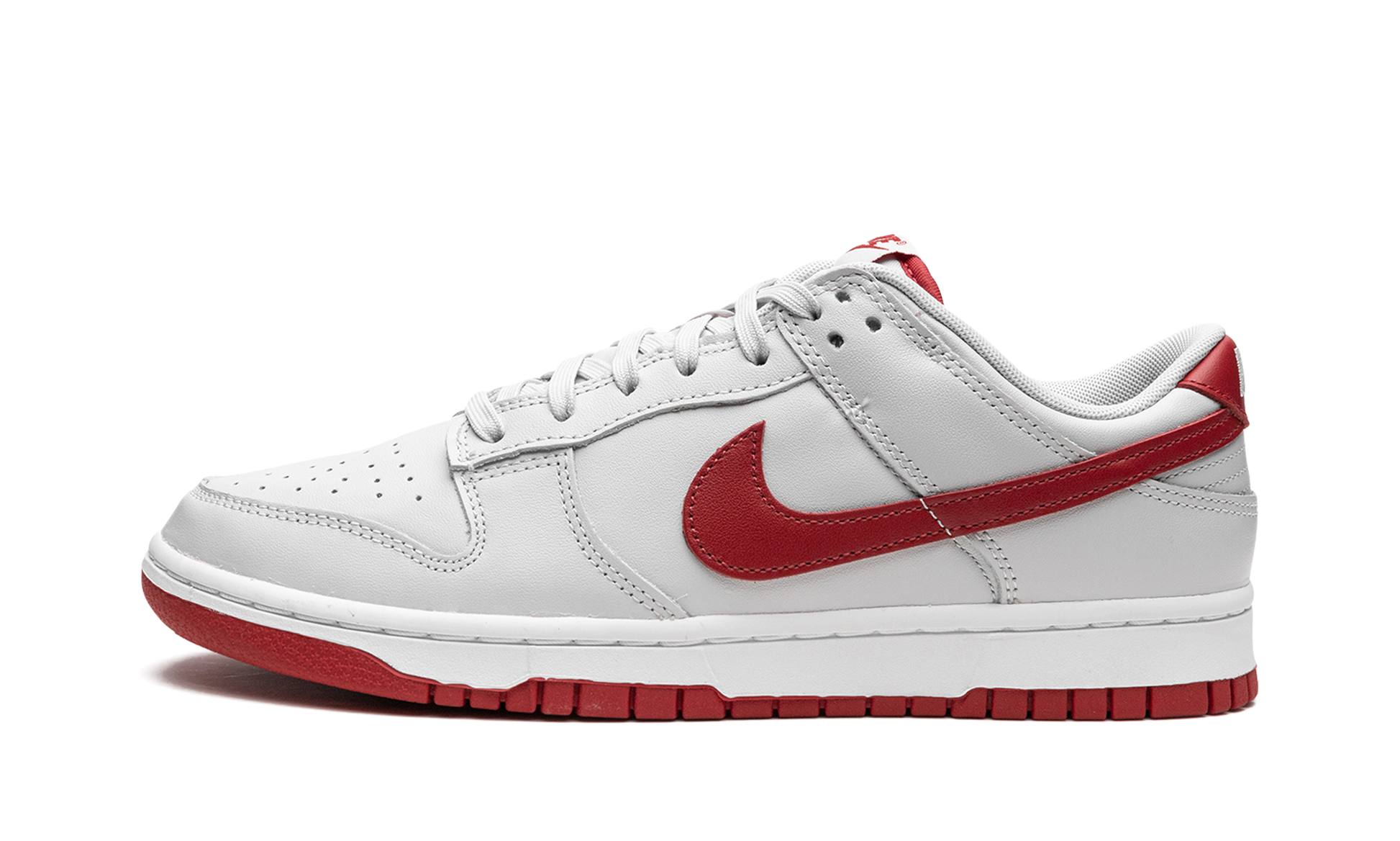 Dunk Low "vast Grey / Varsity Red" - 1