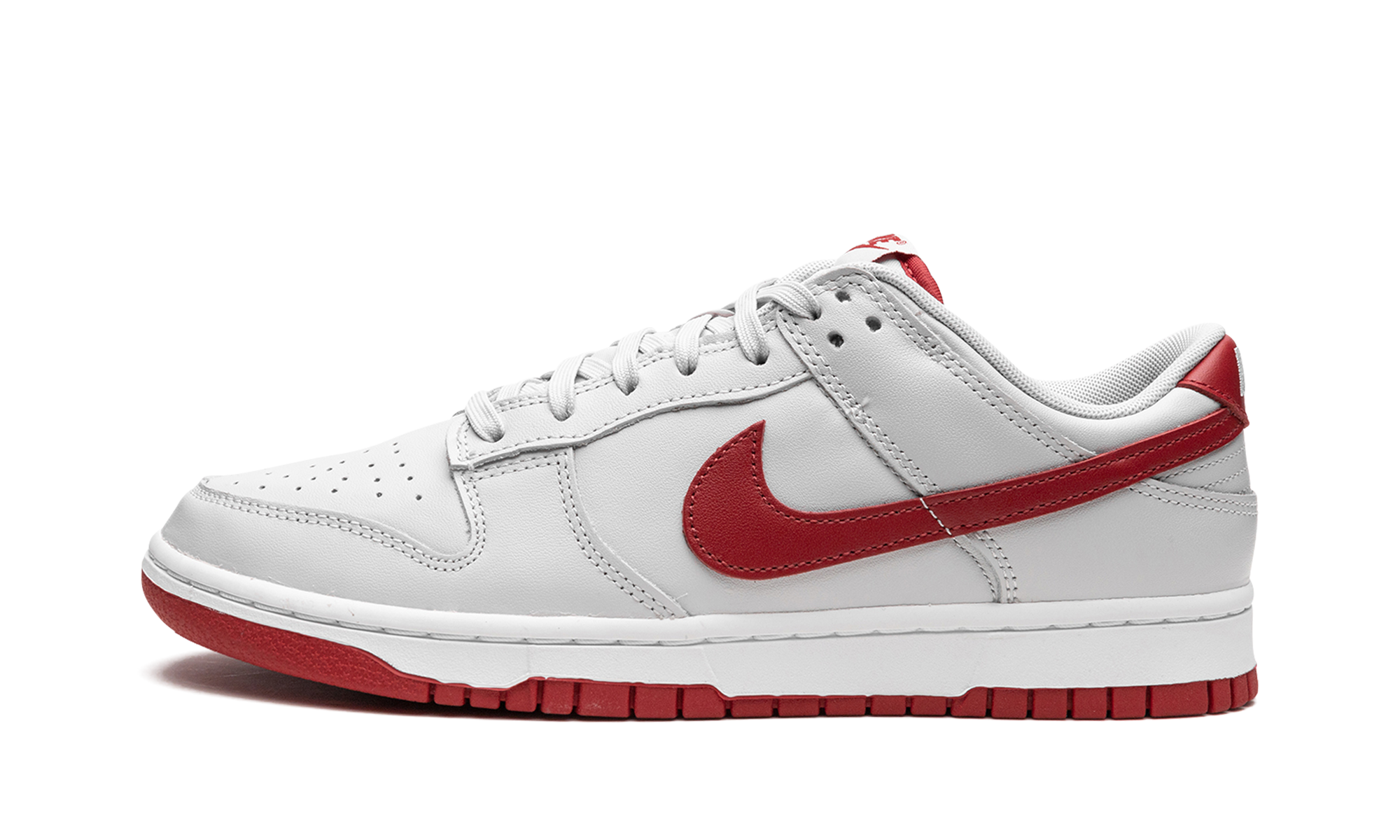 Dunk Low "vast Grey / Varsity Red" - 1