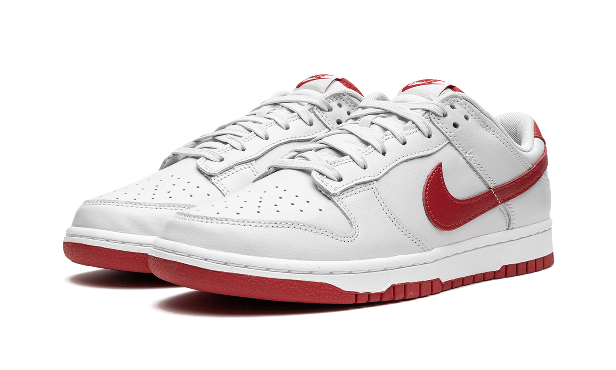 Dunk Low "vast Grey / Varsity Red" - 2