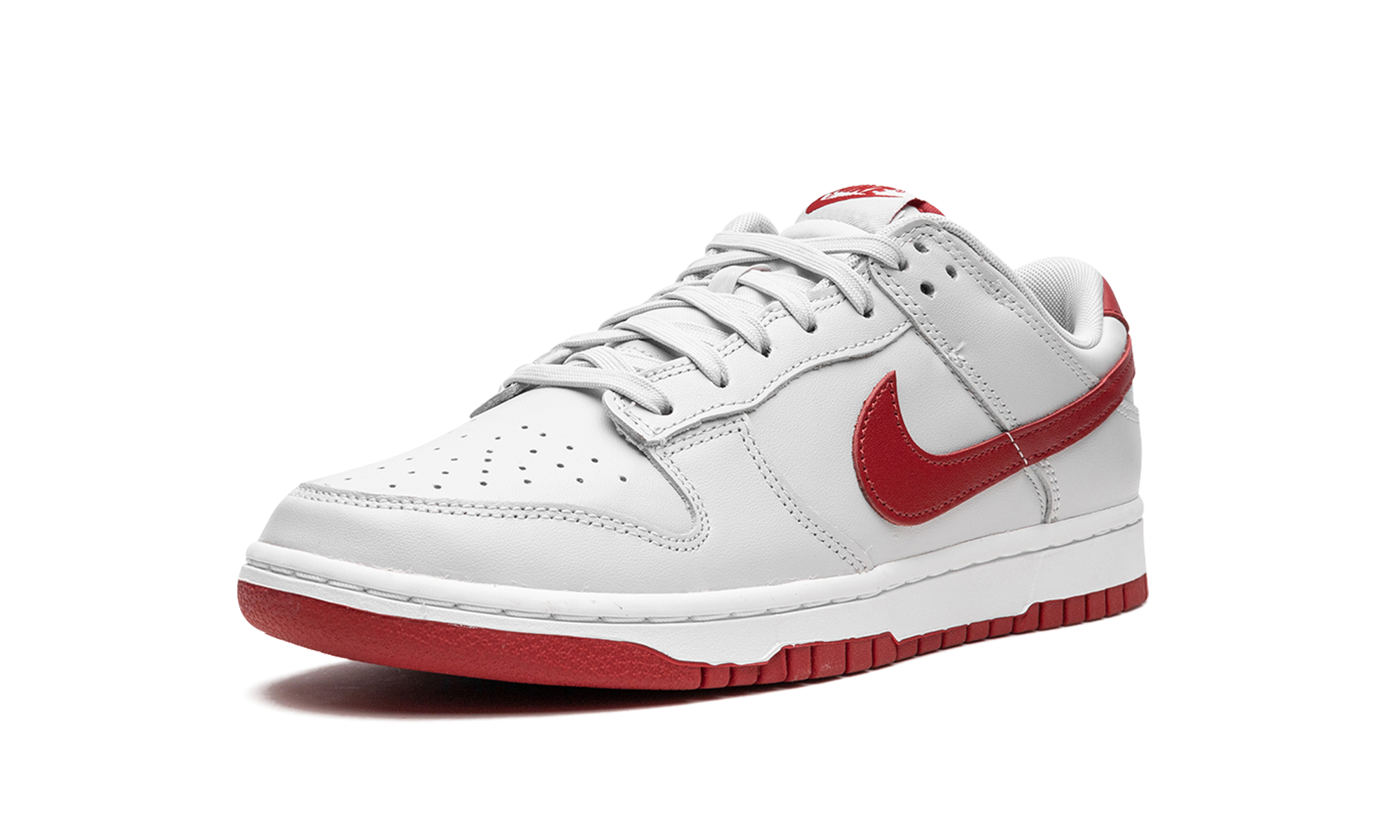 Dunk Low "vast Grey / Varsity Red" - 4