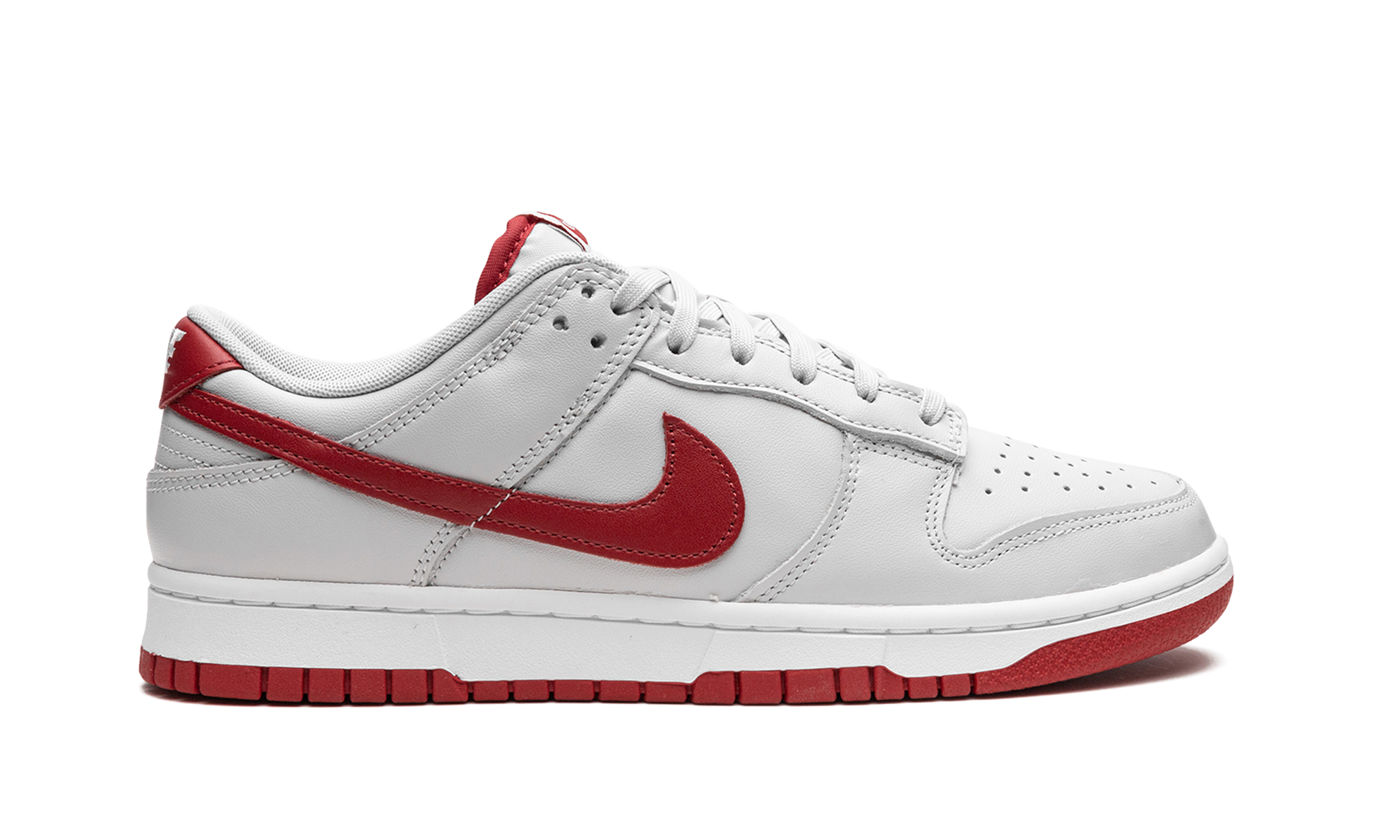 Dunk Low "vast Grey / Varsity Red" - 6