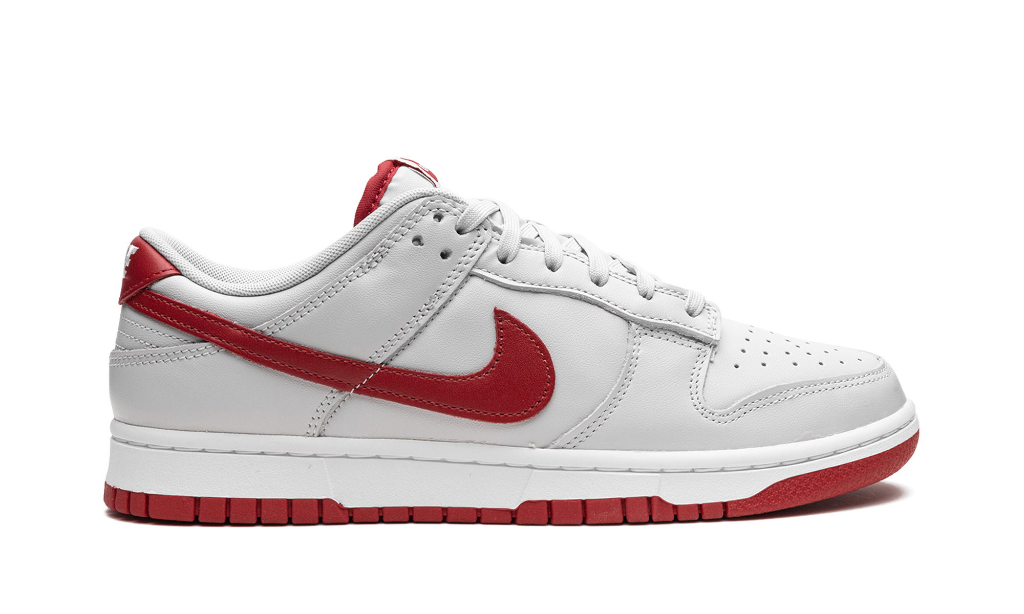 Dunk Low "vast Grey / Varsity Red" - 6