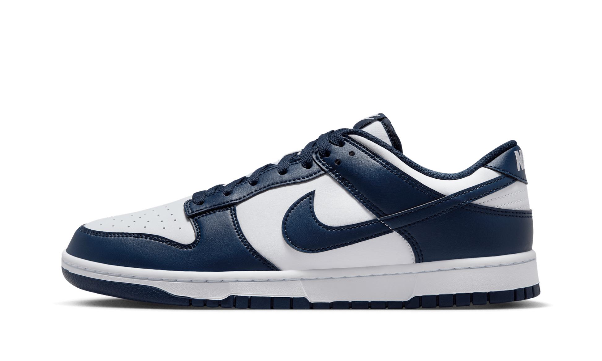 Dunk Low "white Midnight Navy" - 1