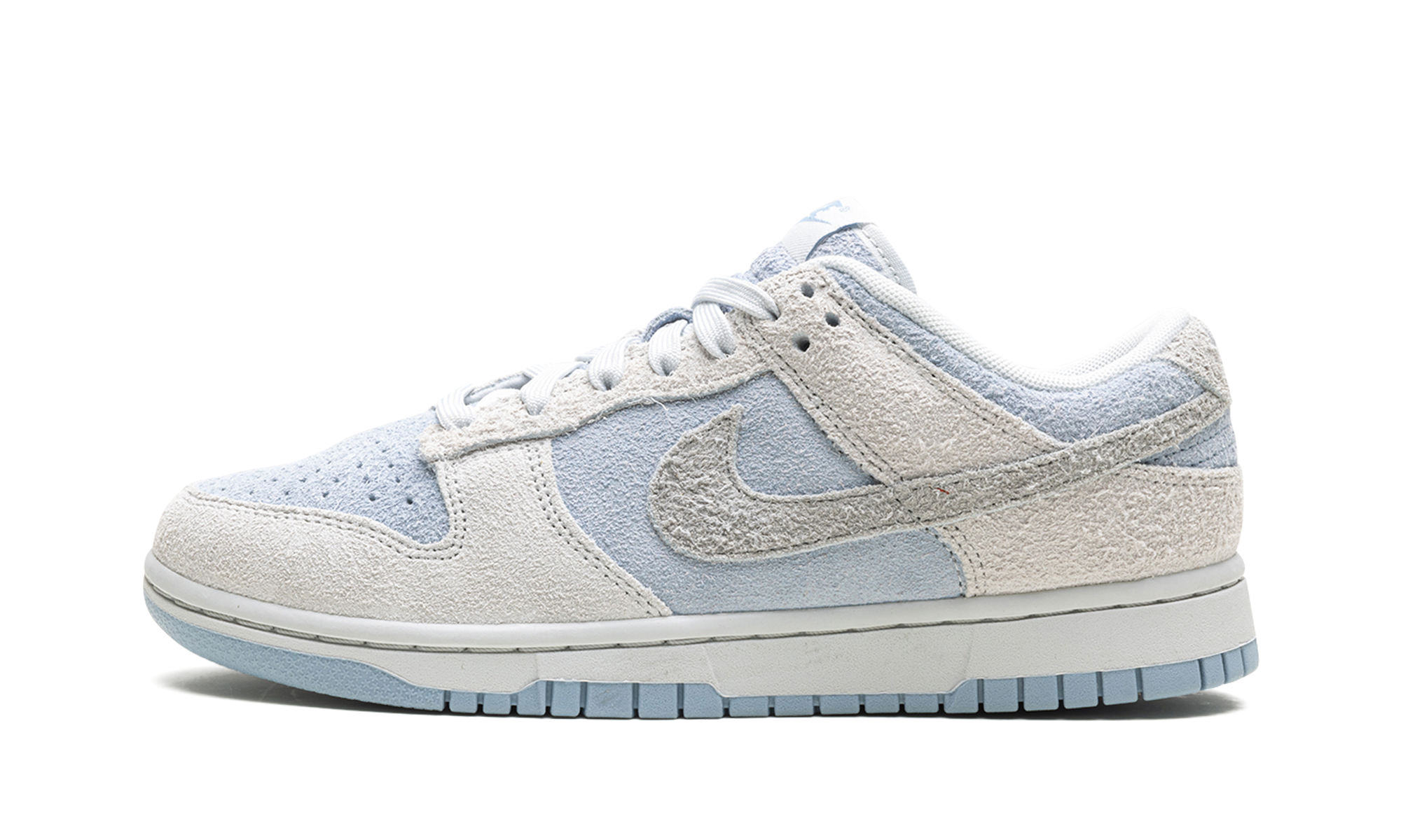 Dunk Low Wmns "suede - Photon Dust / Light Armory Blue" - 1