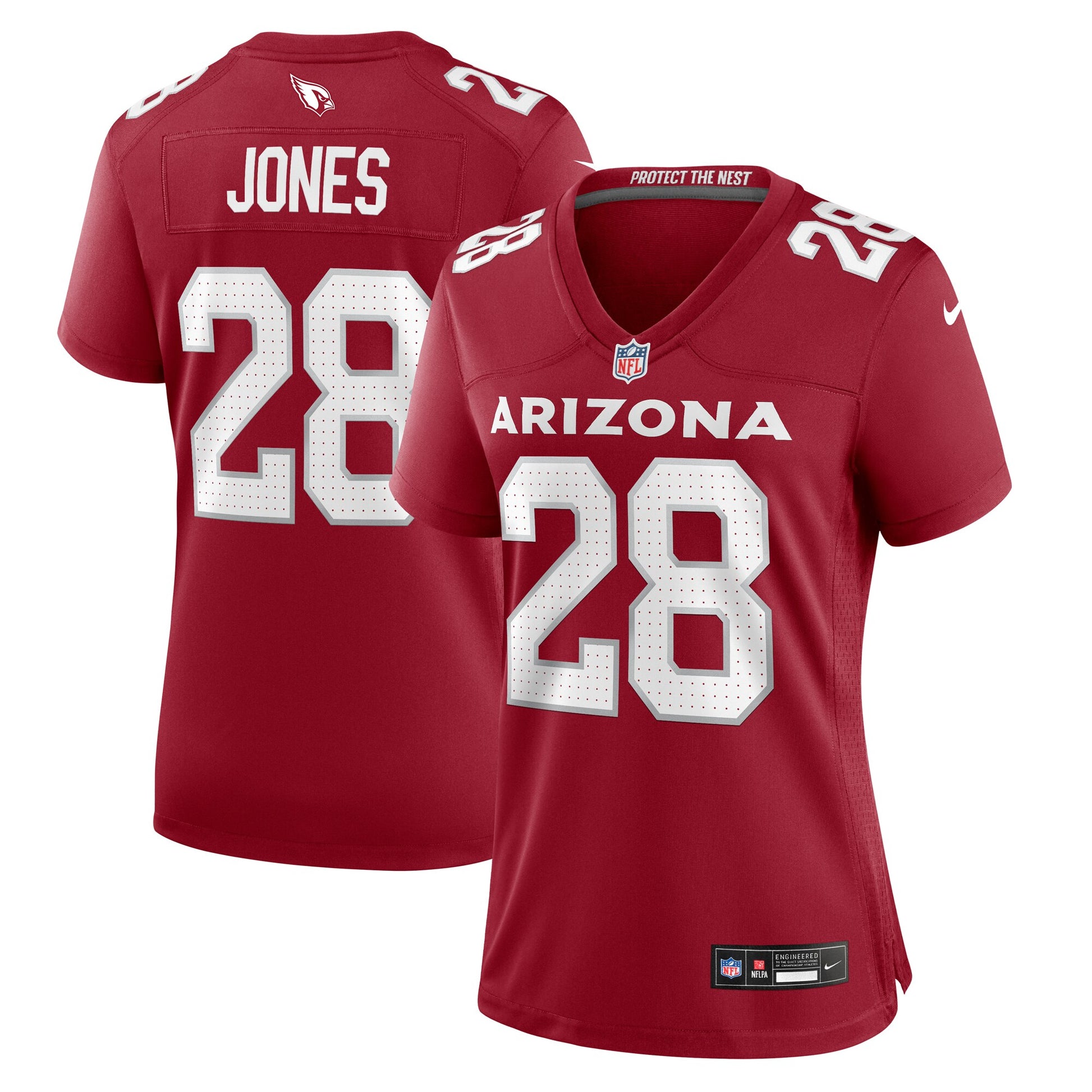 Elijah Jones Arizona Cardinals Nike Women's  Game Jersey -  Cardinal