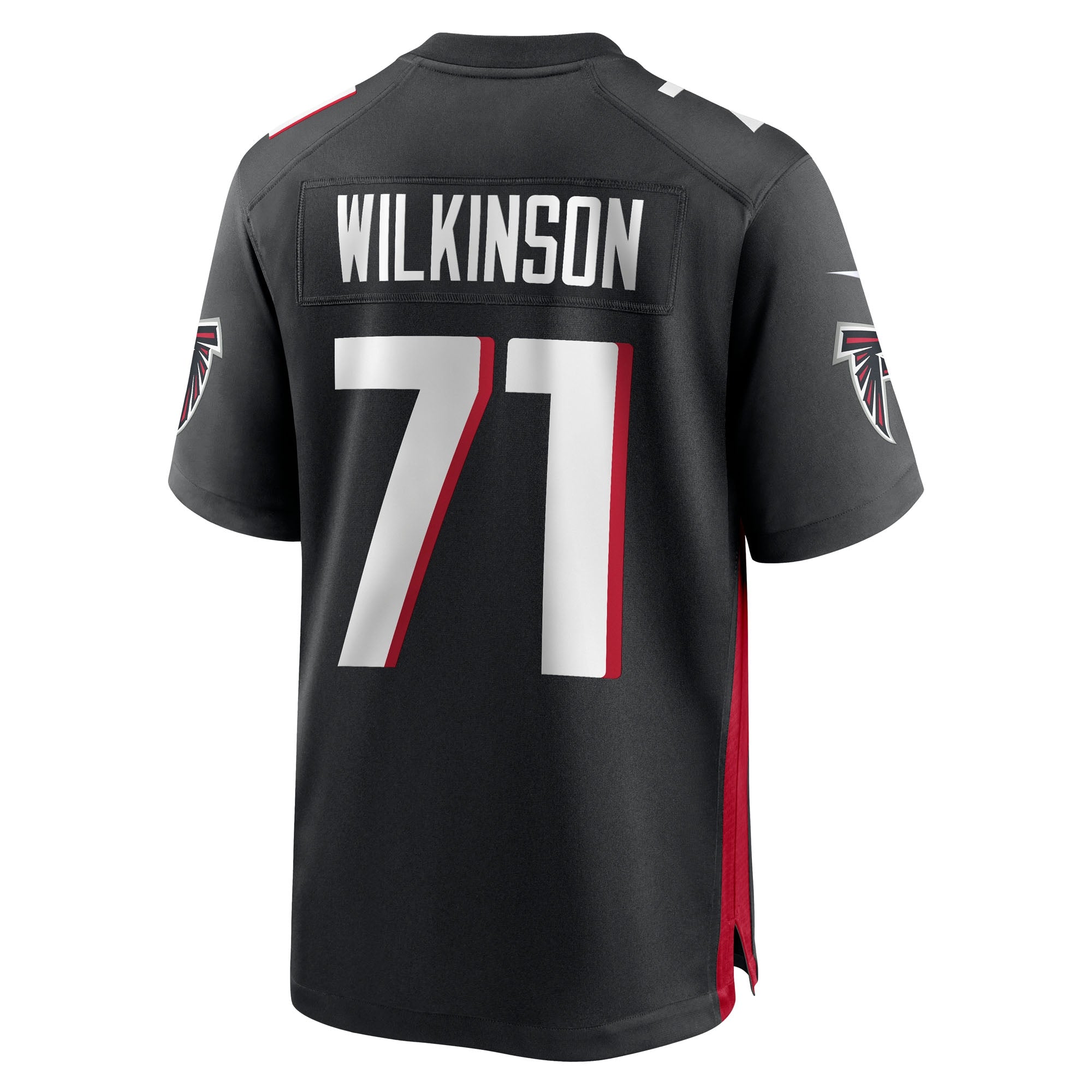 Elijah Wilkinson Atlanta Falcons Nike Team Game Jersey -  Black