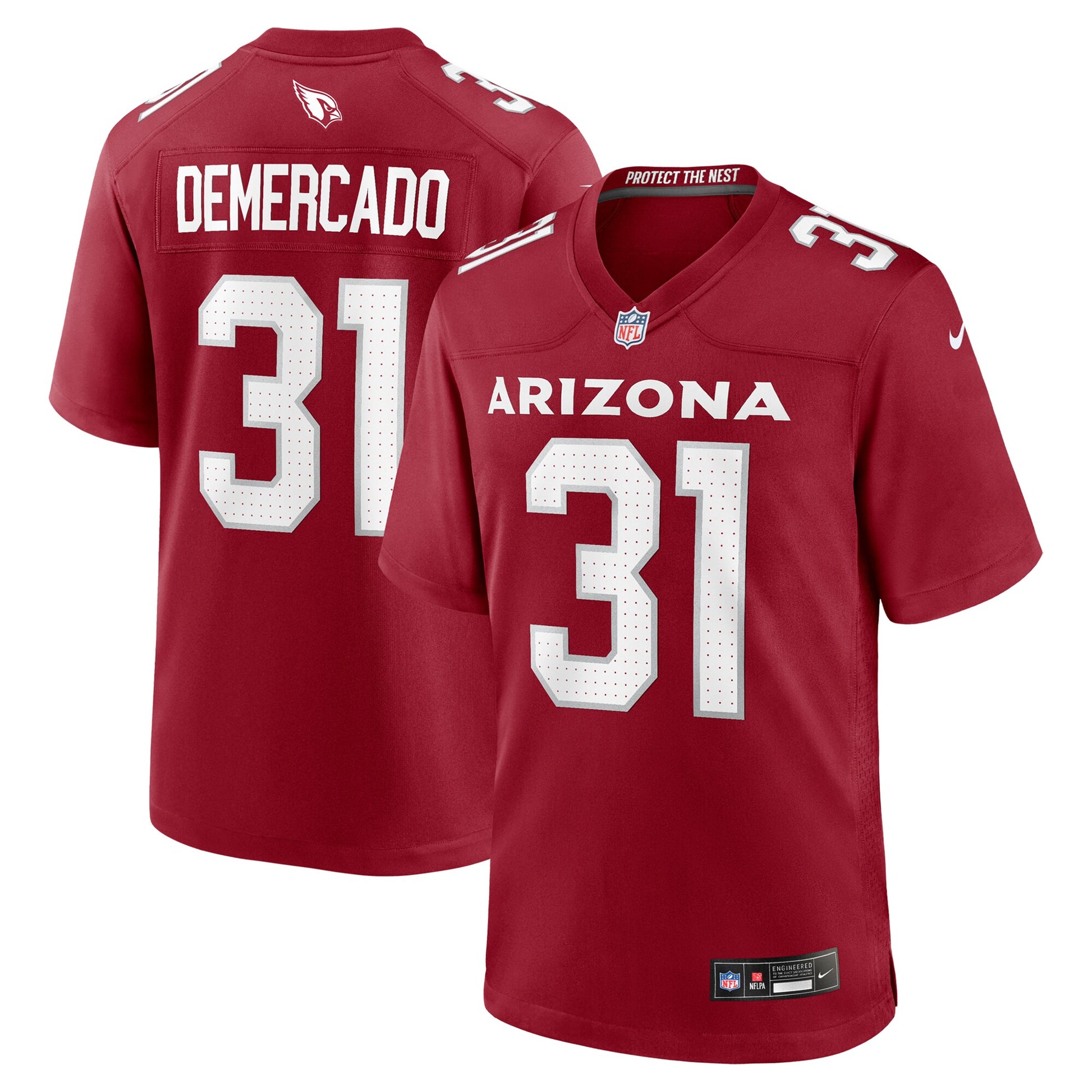 Emari Demercado Arizona Cardinals Nike Team Game Jersey -  Cardinal