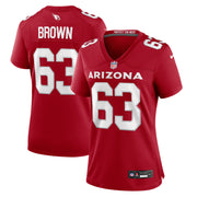 Evan Brown Arizona Cardinals Nike Women's Team Game Jersey -  Cardinal