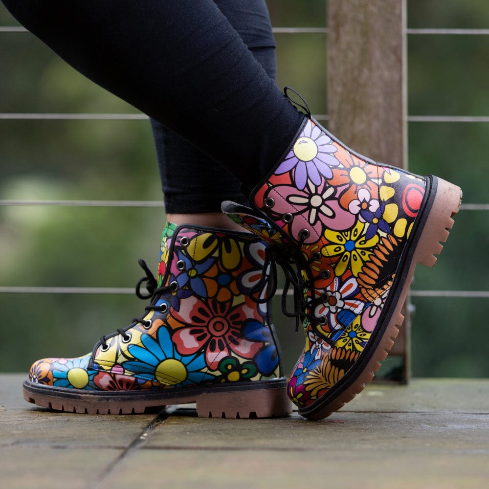 Floral Dream Combat Boots