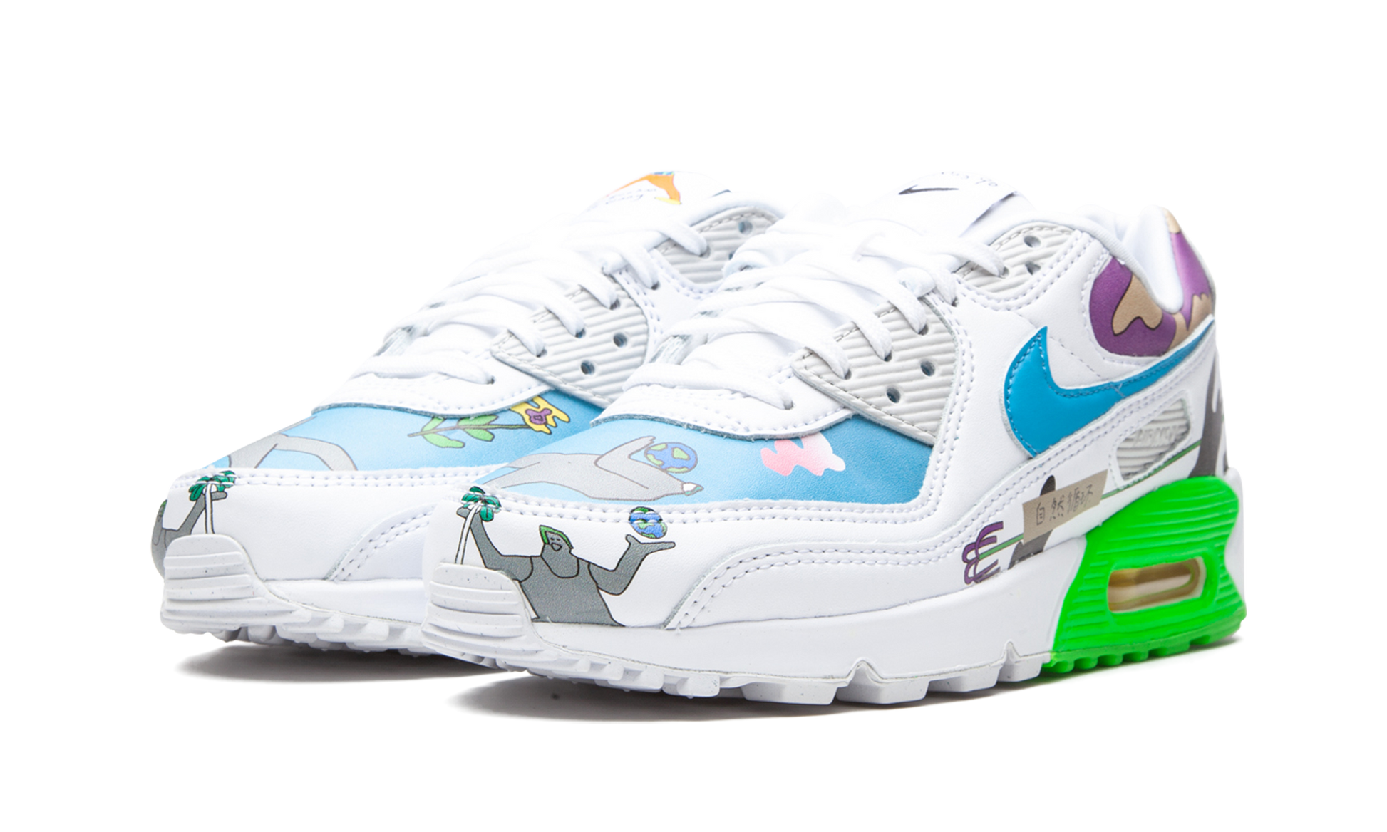 Flyleather Air Max 90 Qs "ruohan Wang" - 2
