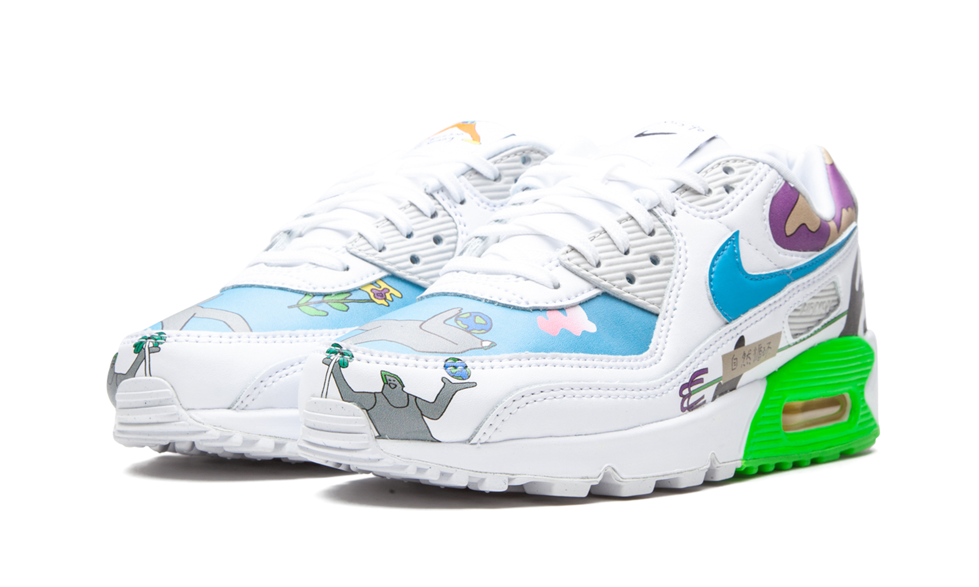 Flyleather Air Max 90 Qs "ruohan Wang" - 2