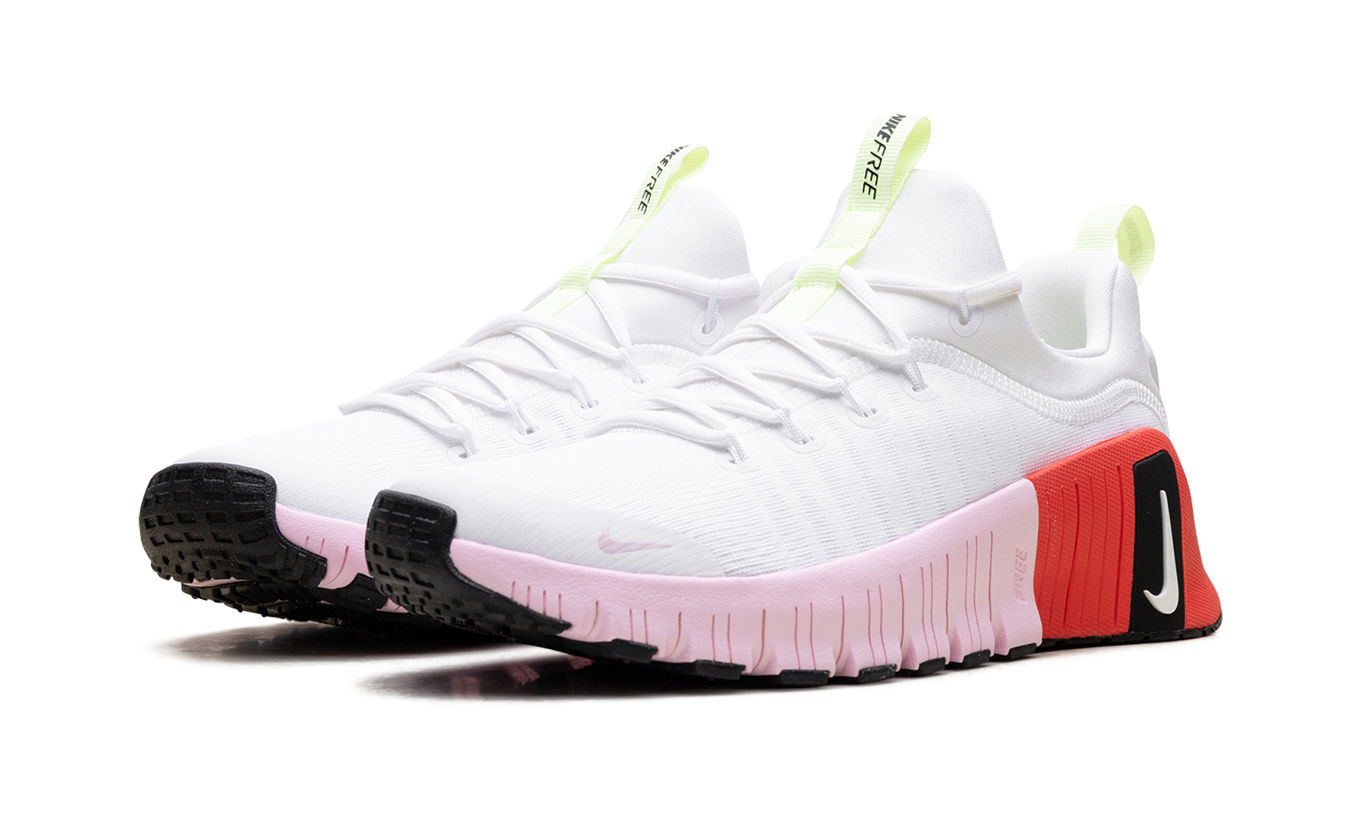 Free Metcon 6 Wmns "white Barely Volt Bright Crimson Pink Foam" - 2