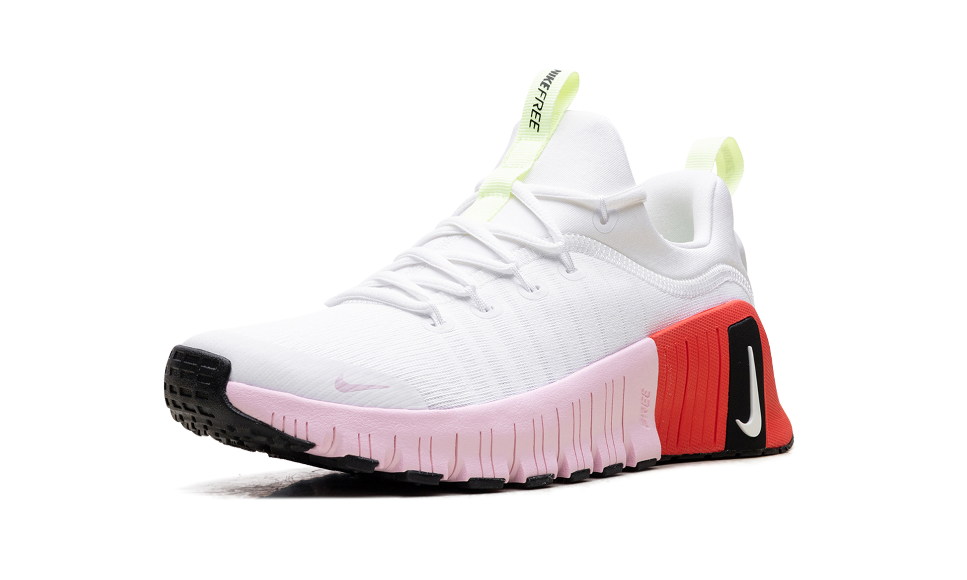 Free Metcon 6 Wmns "white Barely Volt Bright Crimson Pink Foam" - 4