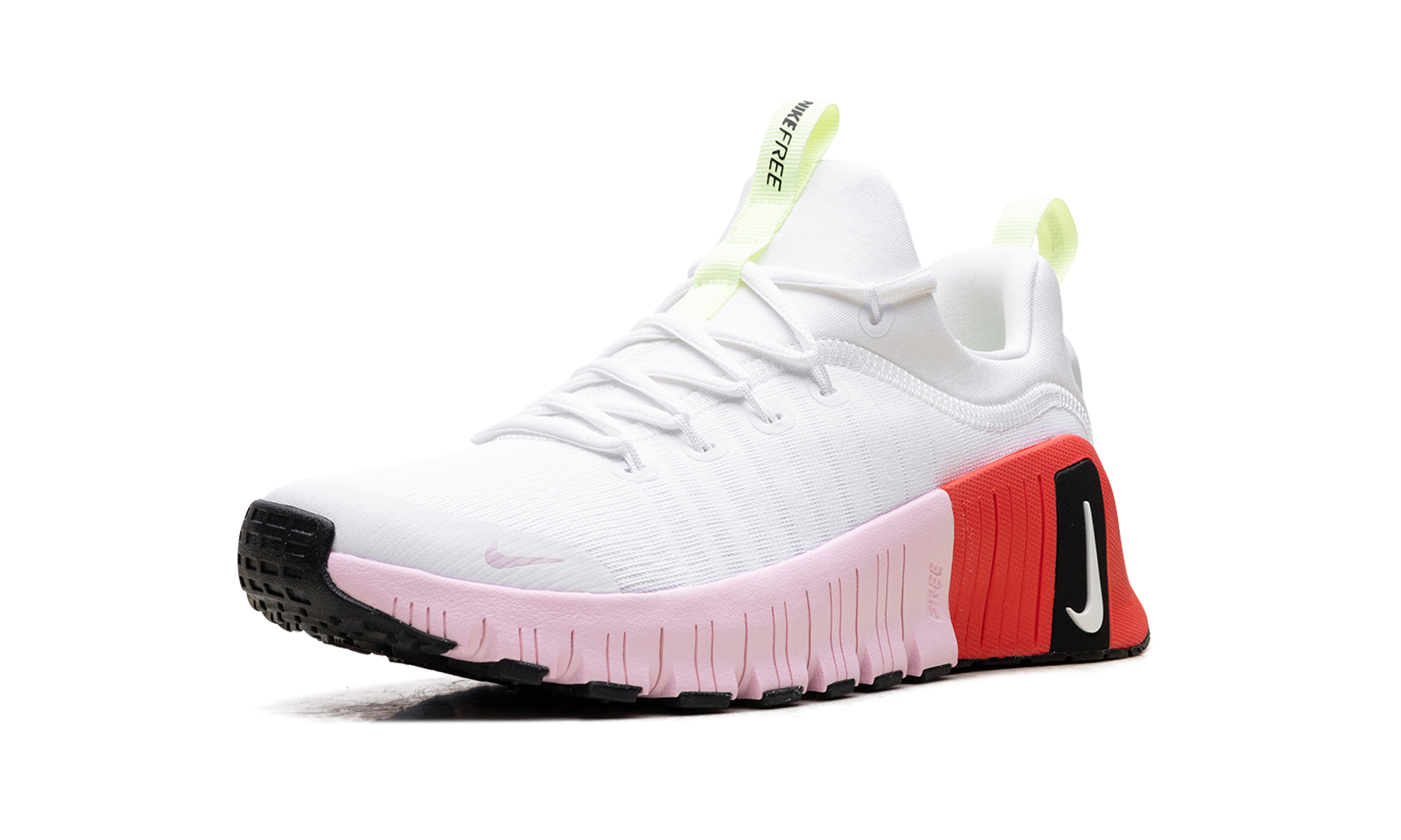 Free Metcon 6 Wmns "white Barely Volt Bright Crimson Pink Foam" - 4