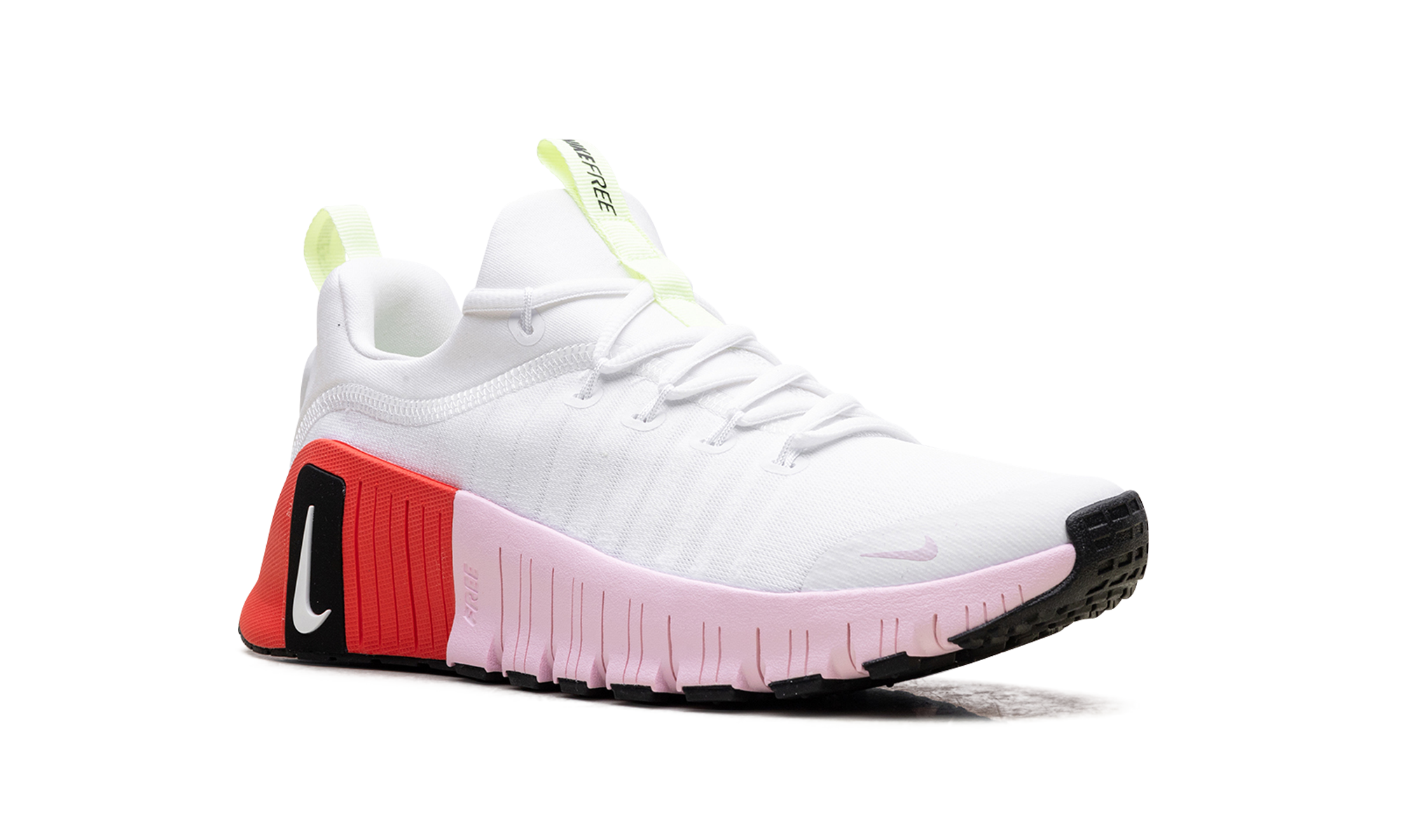 Free Metcon 6 Wmns "white Barely Volt Bright Crimson Pink Foam" - 7