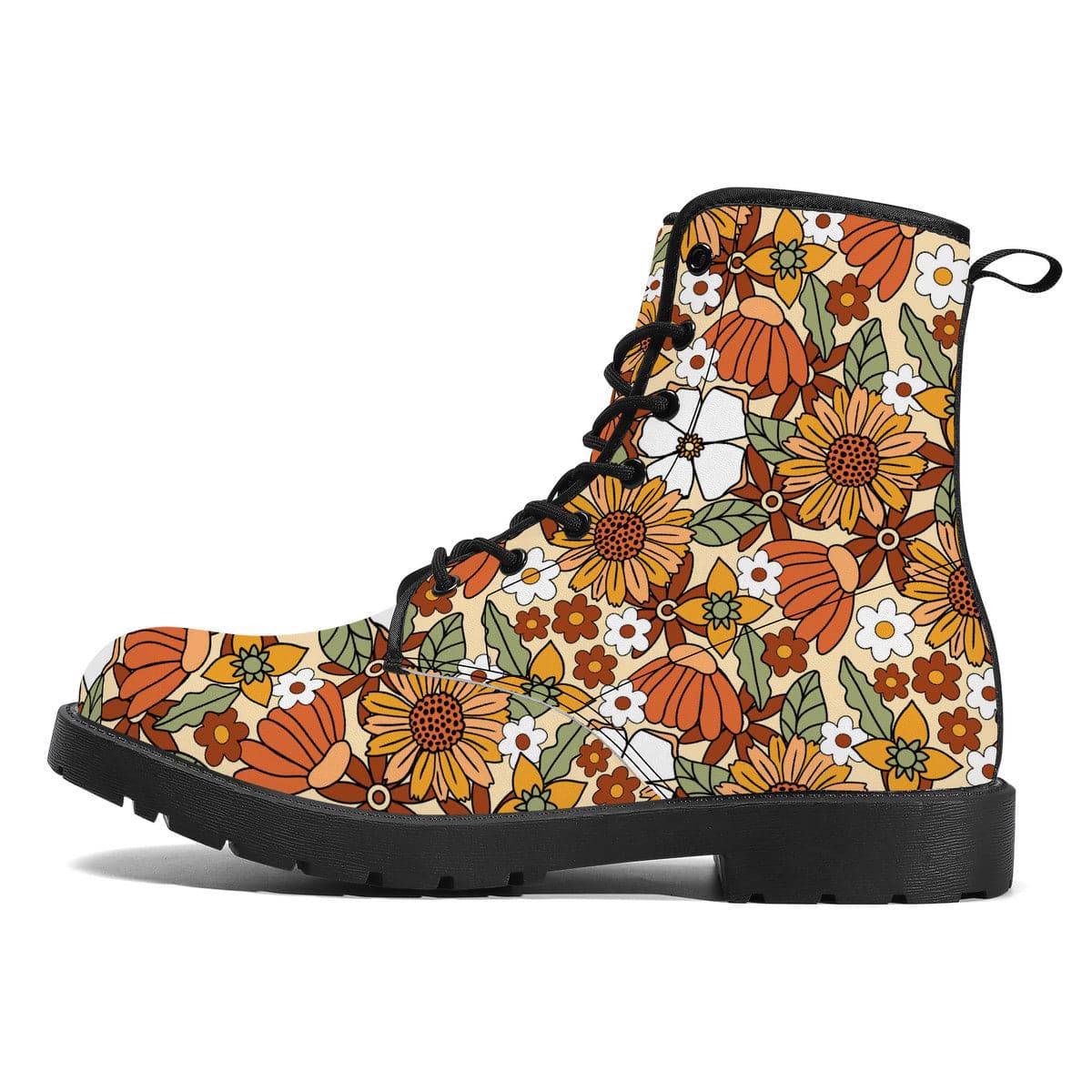 Rustic Blooms Vegan Leather Boots