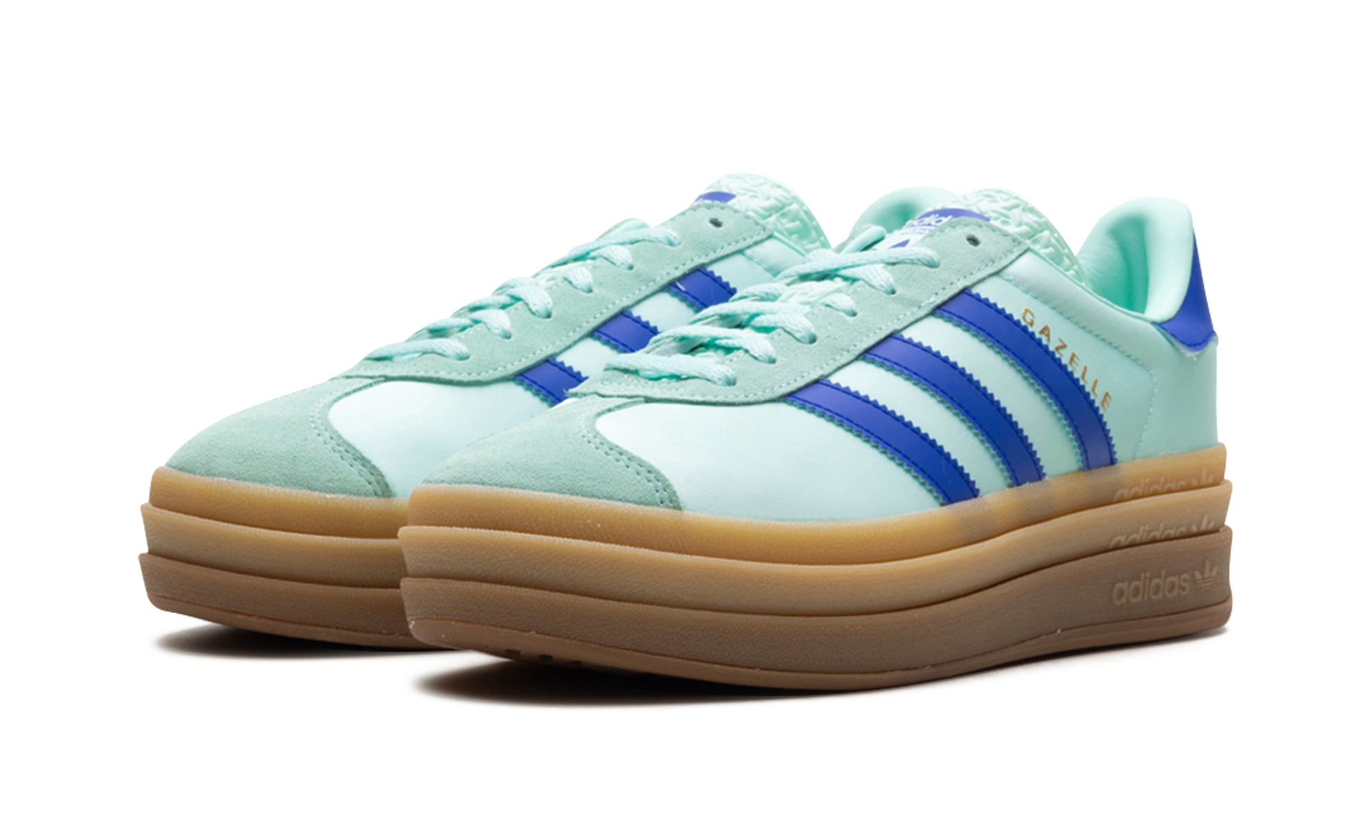 Gazelle Bold Wmns "clear Mint Lucid Blue Gold Metallic" - 2