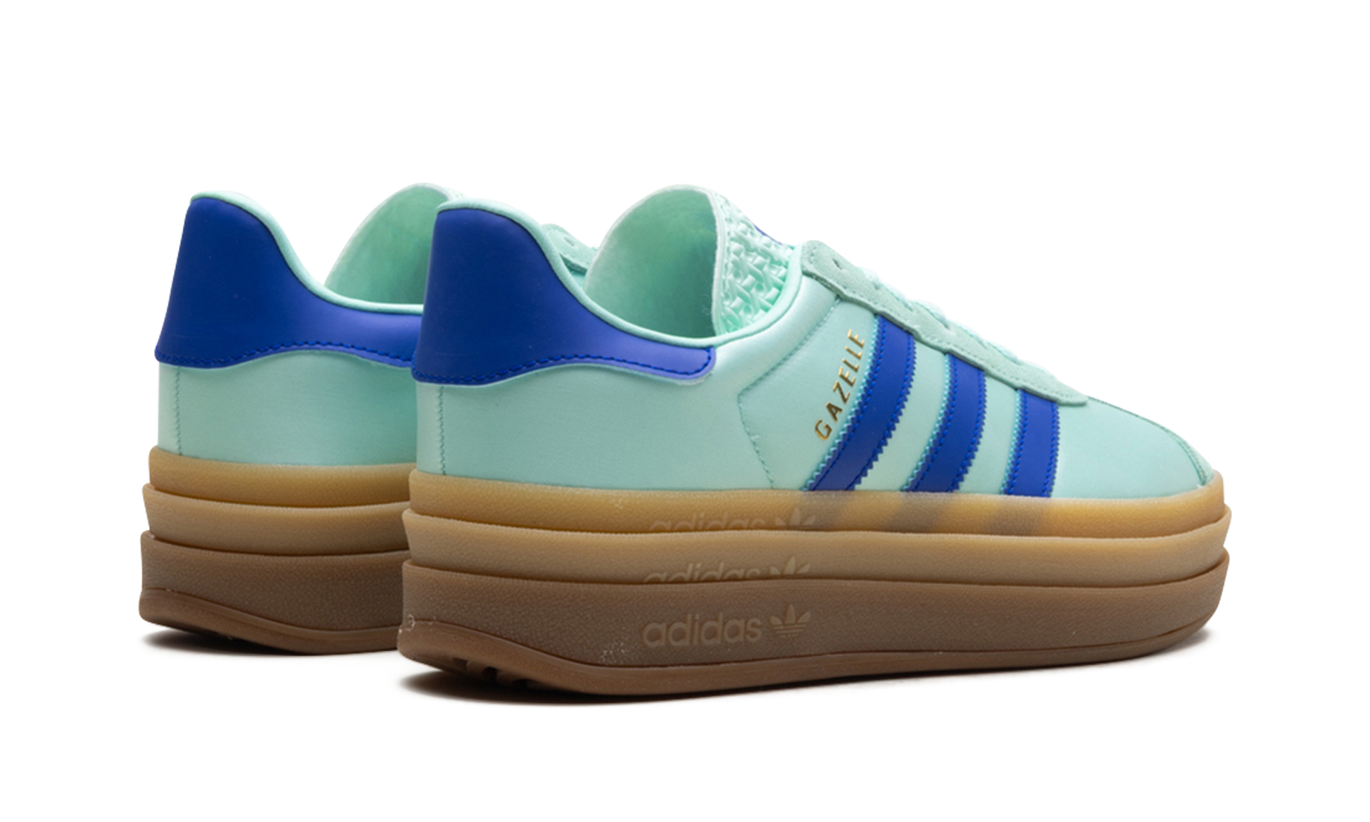 Gazelle Bold Wmns "clear Mint Lucid Blue Gold Metallic" - 3