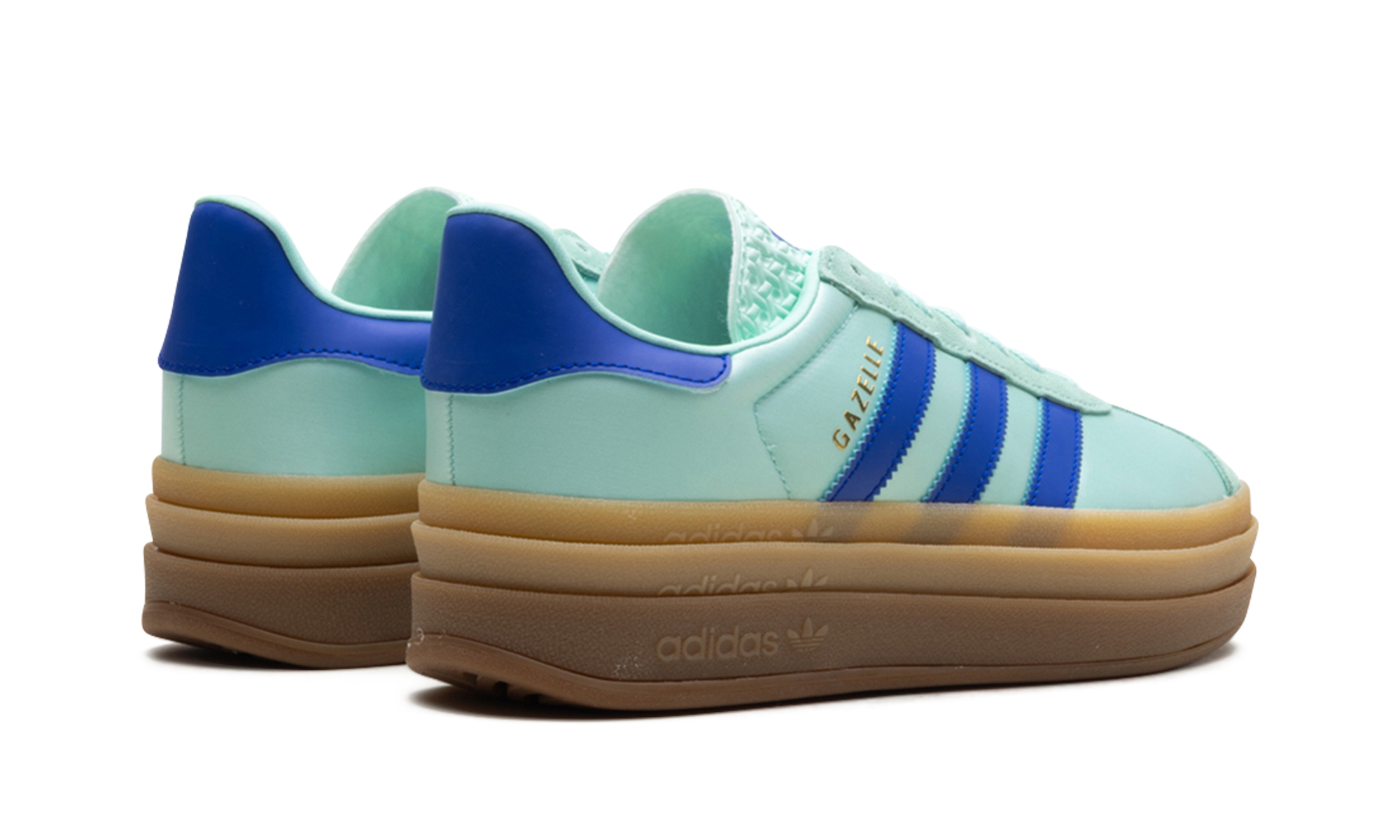 Gazelle Bold Wmns "clear Mint Lucid Blue Gold Metallic" - 3